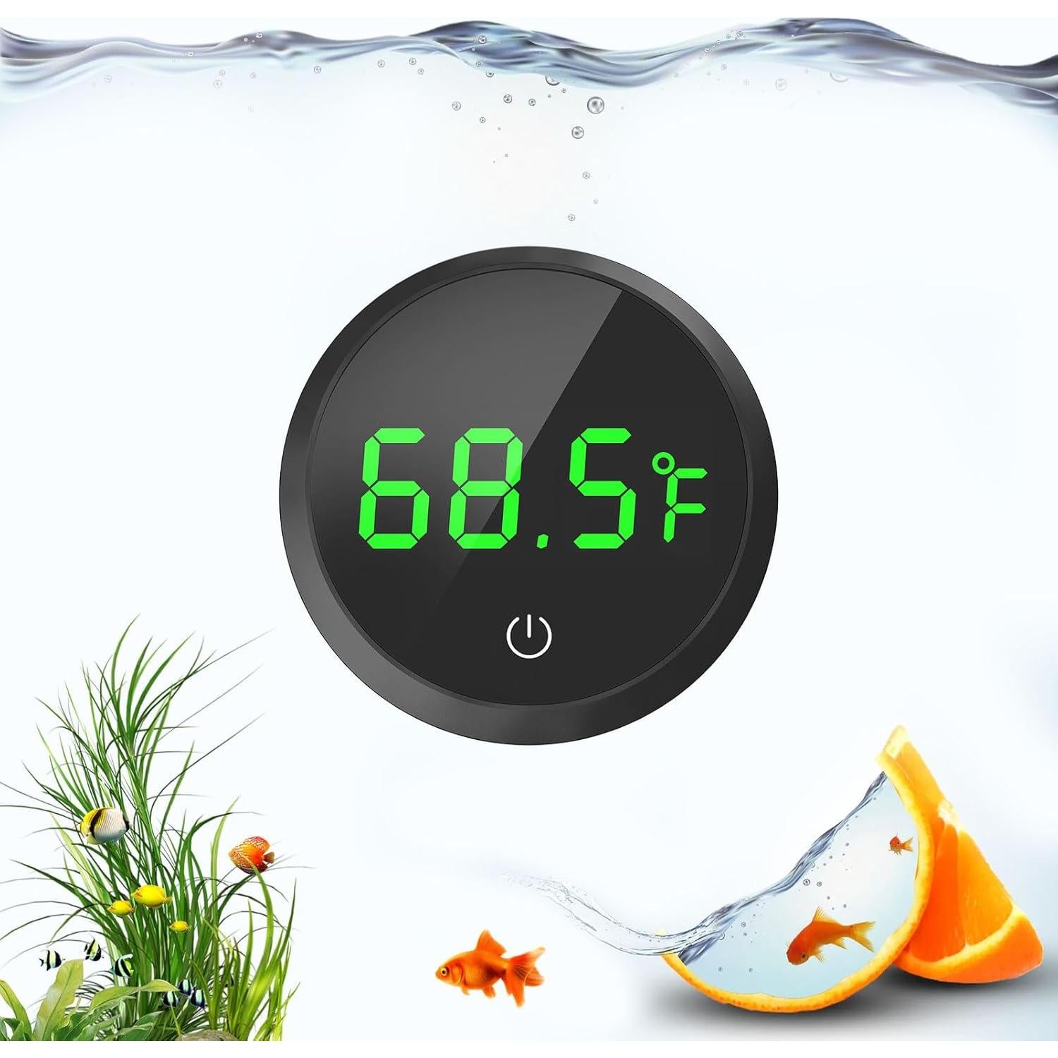 Termómetro Digital para Acuario QZQ Pantalla LED Inalámbrico