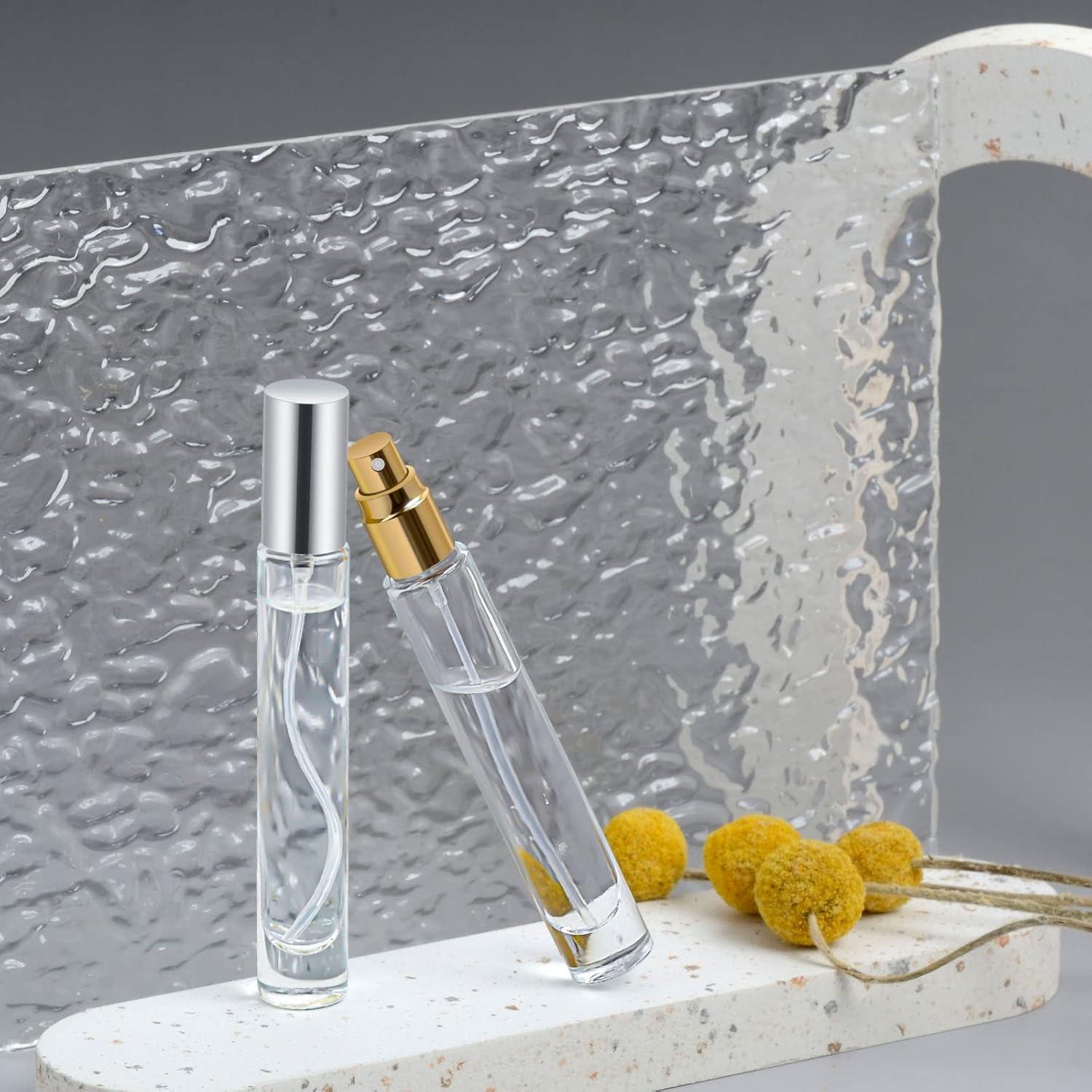 Kit de Botellas de Spray de Vidrio 10ml Akane - 8 Piezas Negras