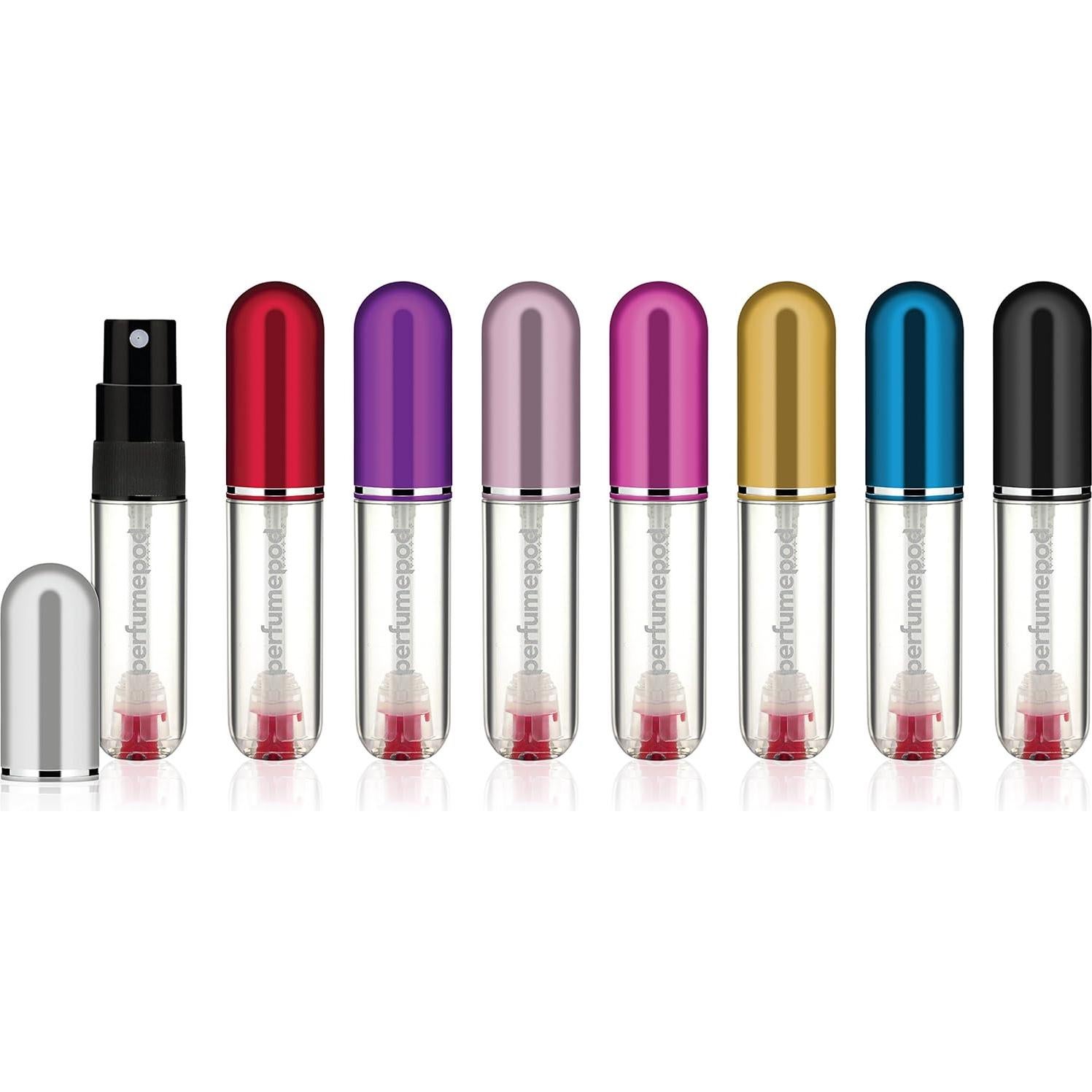 Atomizador de Perfume Travalo Pod Pure Rosa 5ml A Prueba de Fugas