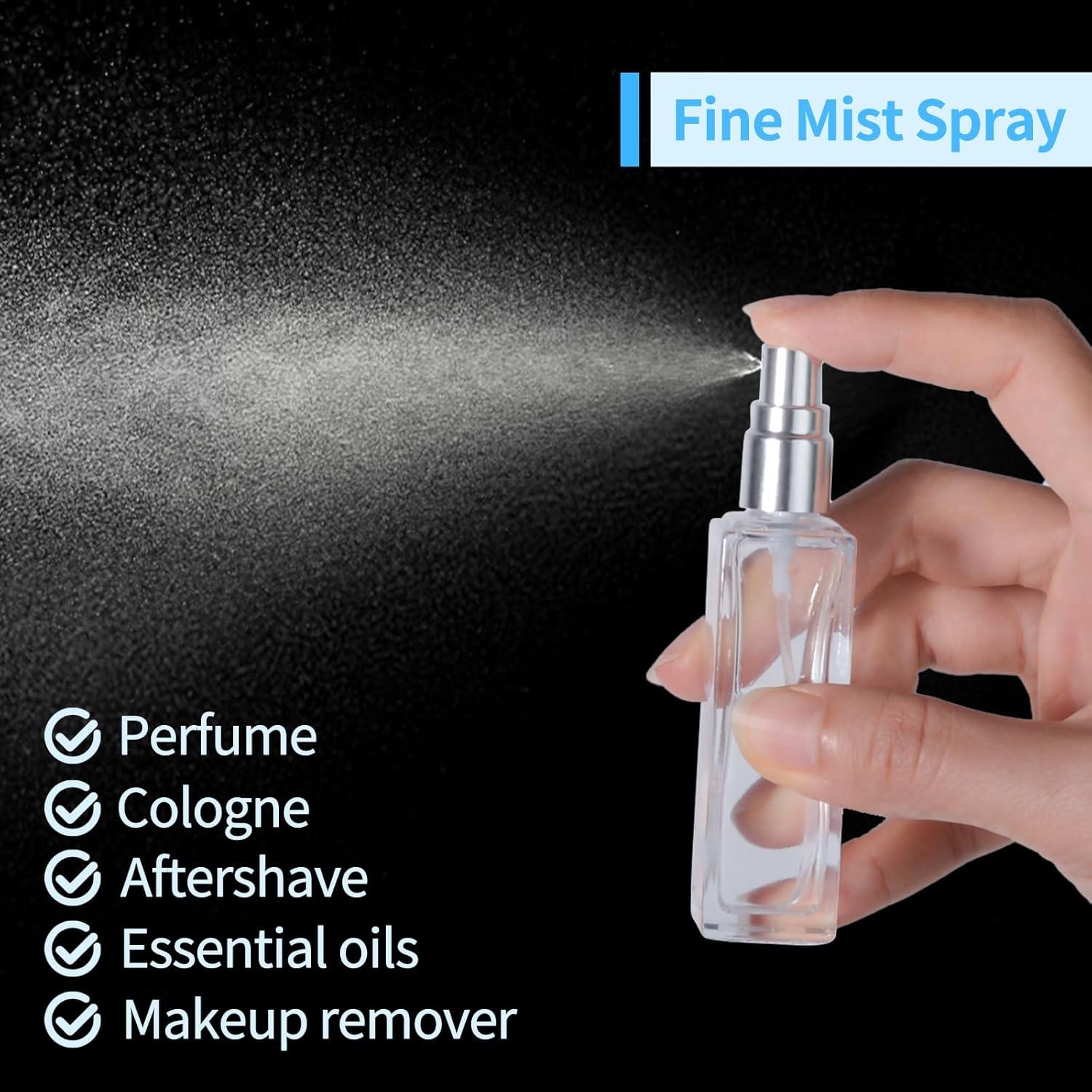 Botella de Perfume Recargable StellaCare 20ml Vidrio Transparente