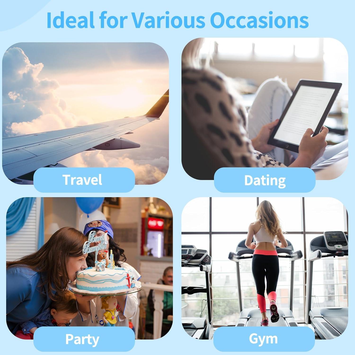 Botella de Perfume Recargable StellaCare 20ml Vidrio Transparente