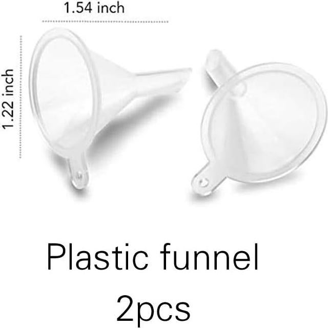 Botella de Perfume Recargable Enslz 100ml Vidrio Cuadrado