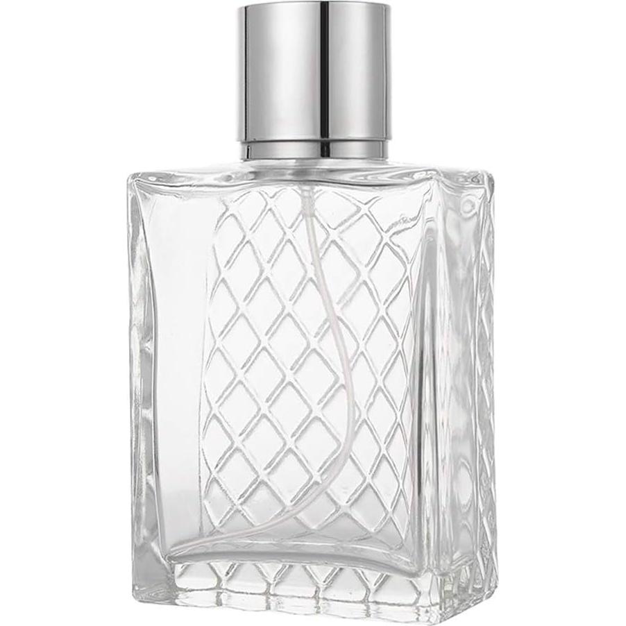 Botella de Perfume Recargable Enslz 100ml Vidrio Cuadrado