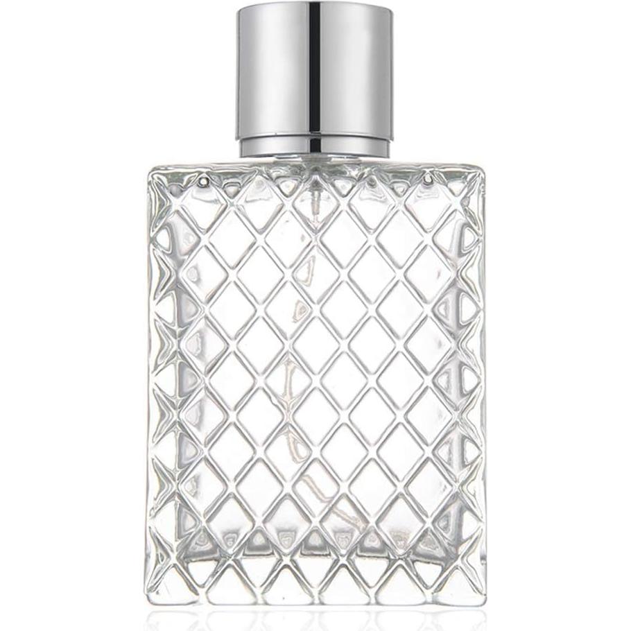 Botella de Perfume Recargable Enslz 100ml Vidrio Cuadrado