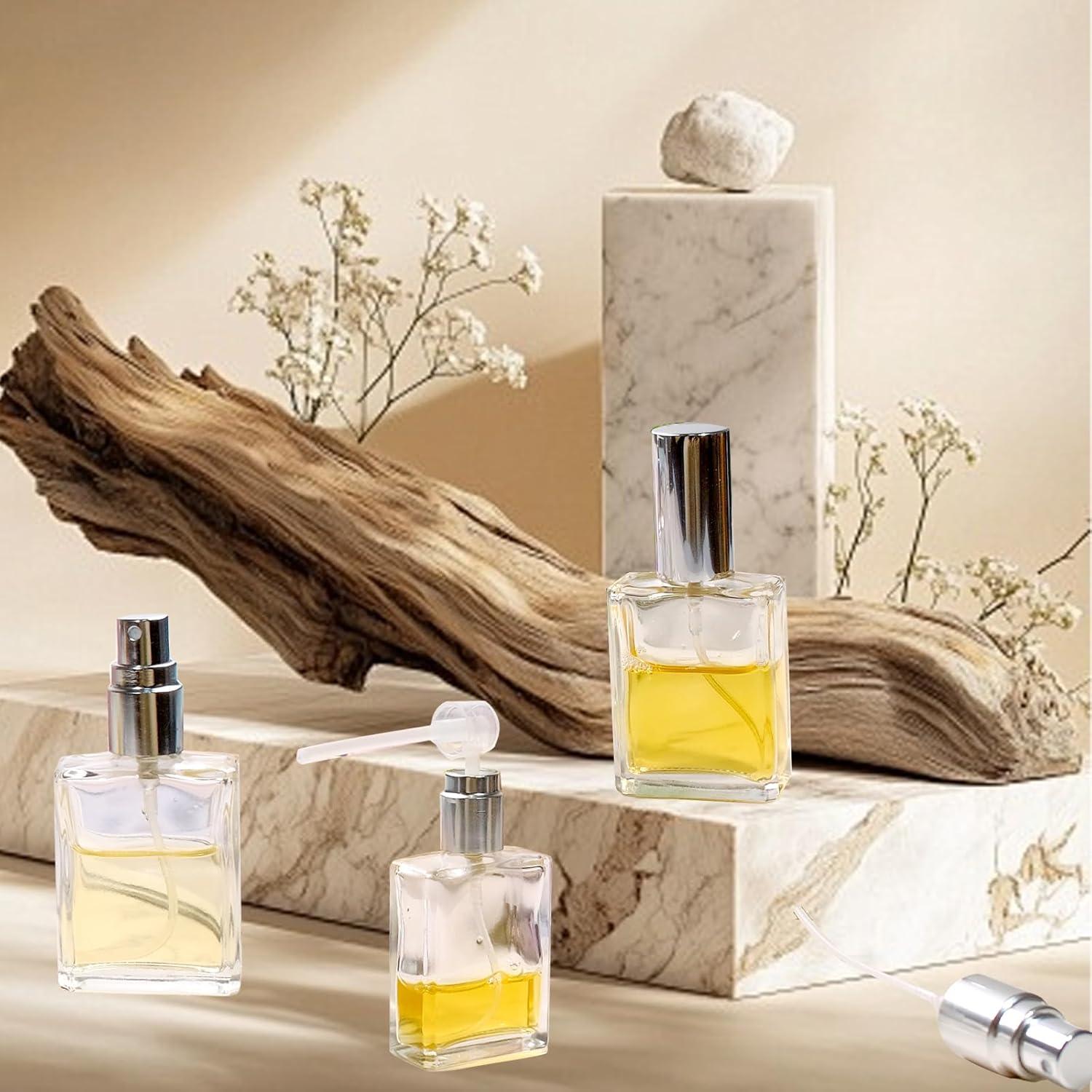 20 Botellas de Spray de Vidrio 15ml TANEMUDO con Accesorios