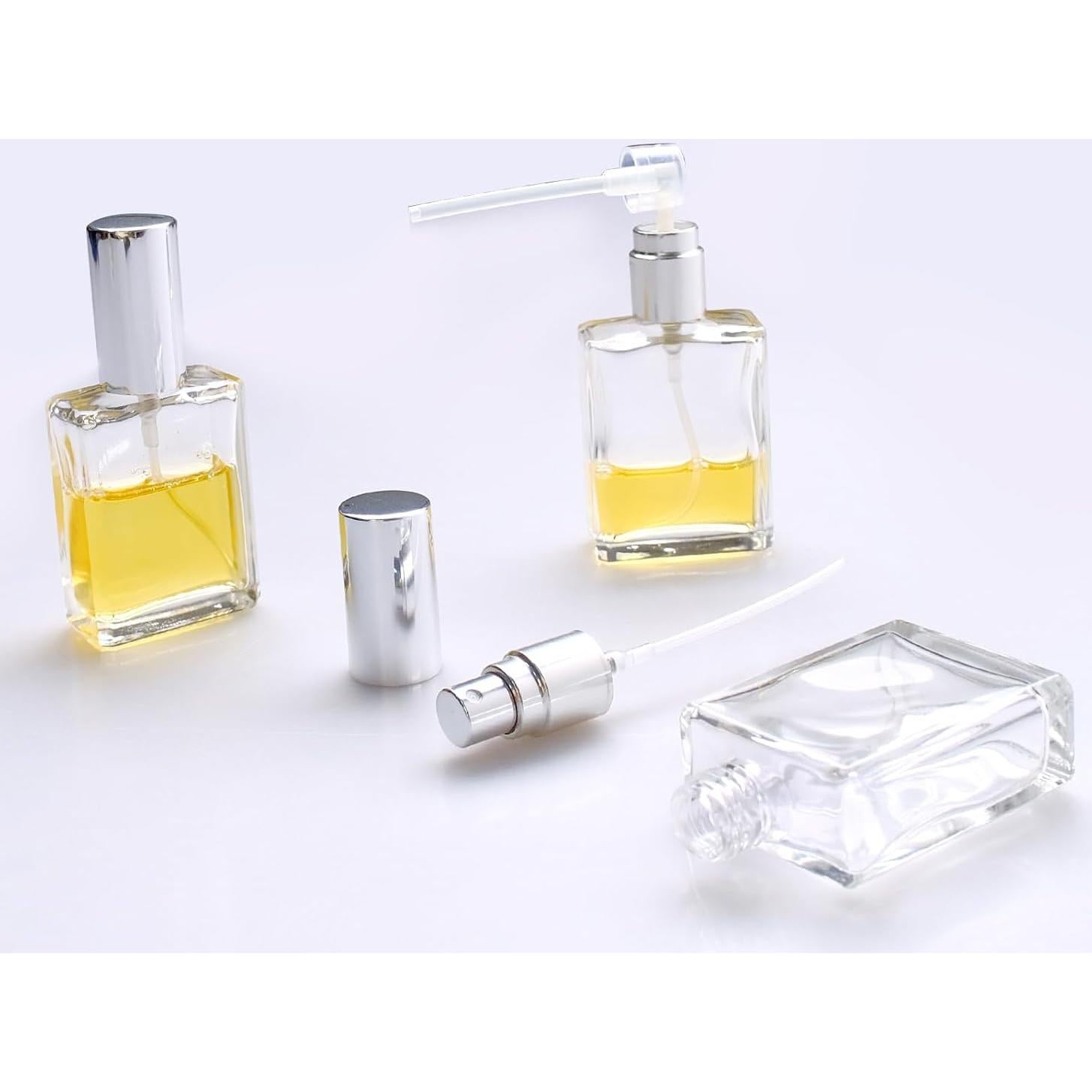 20 Botellas de Spray de Vidrio 15ml TANEMUDO con Accesorios