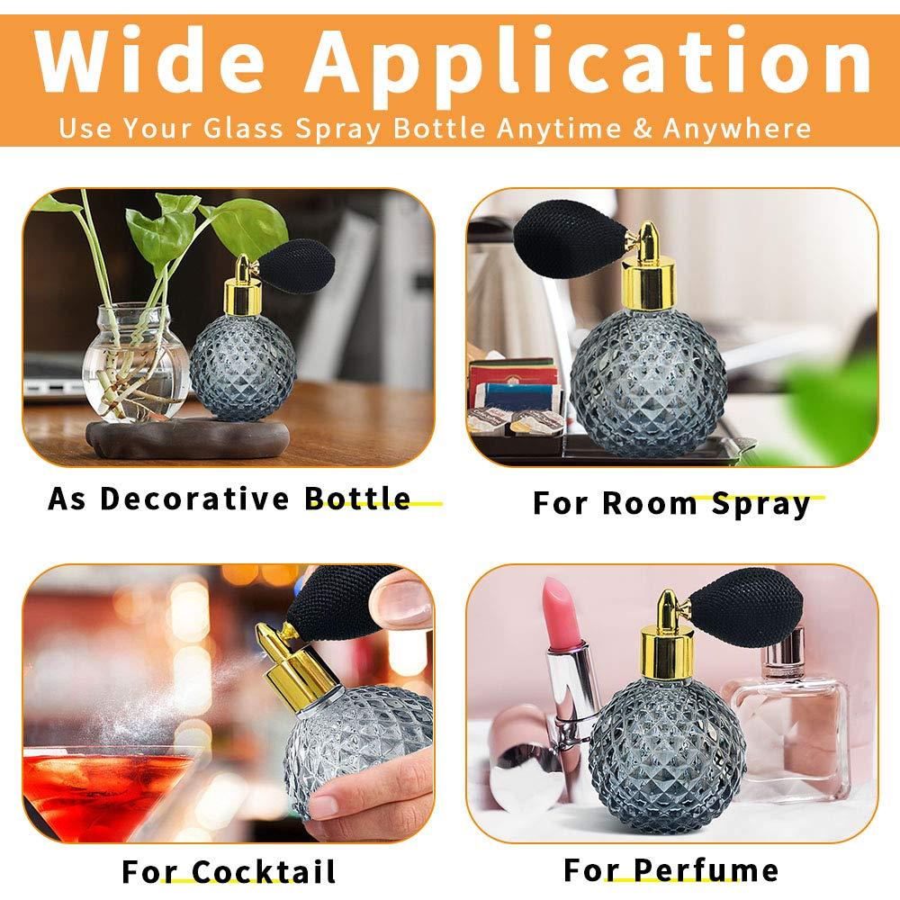 Botella de Perfume LINALL Atomizador Vintage 100ml Vidrio