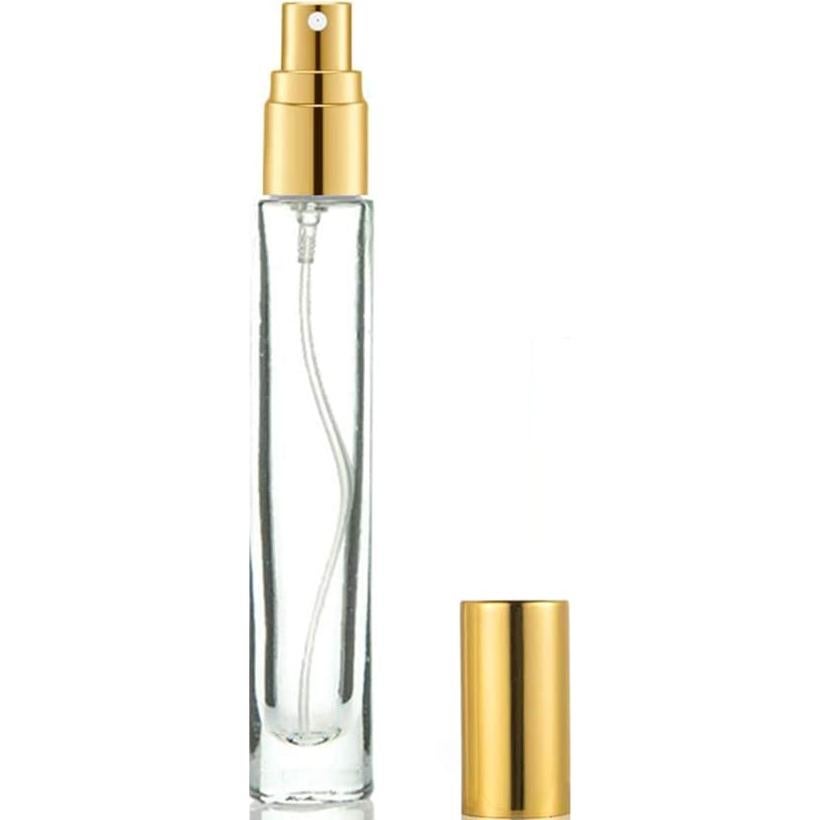 Botellas de Spray Doradas de Vidrio Grueso 10ml 5pcs - Elfenstall
