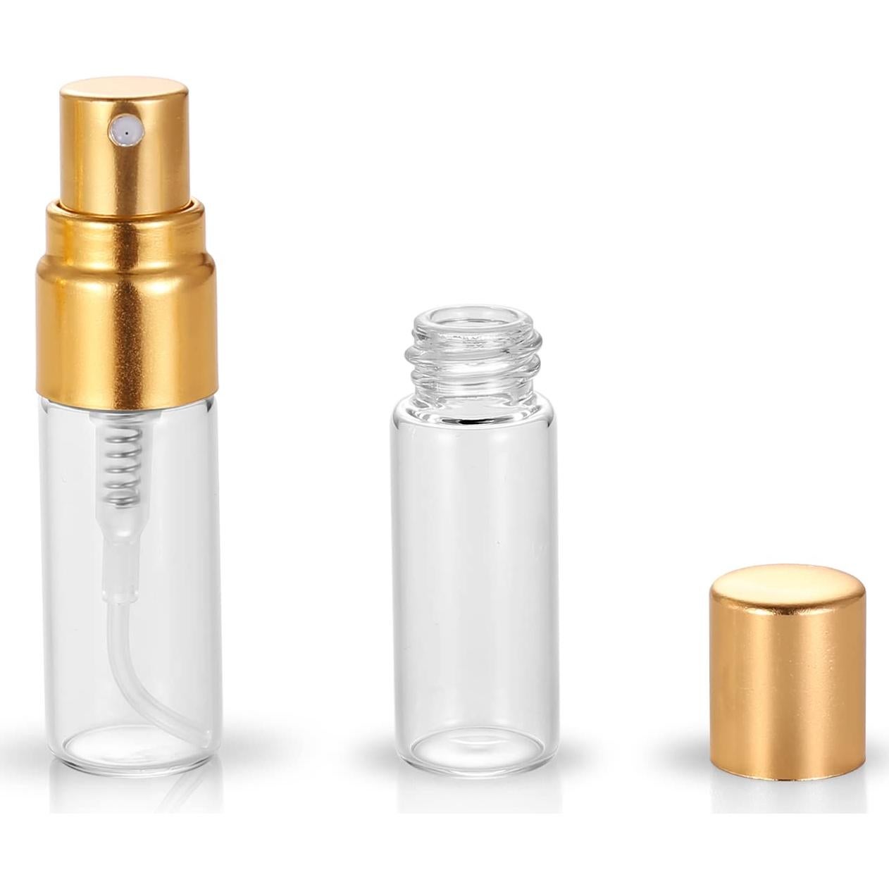 Juego de 20 Botellas de Spray de Vidrio 3ml con Atomizador