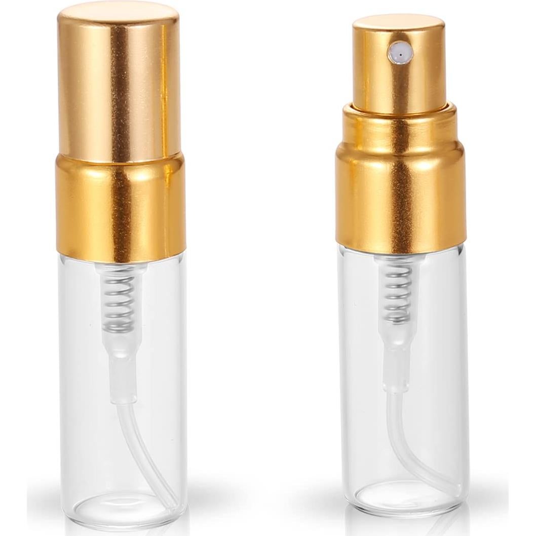 Juego de 20 Botellas de Spray de Vidrio 3ml con Atomizador