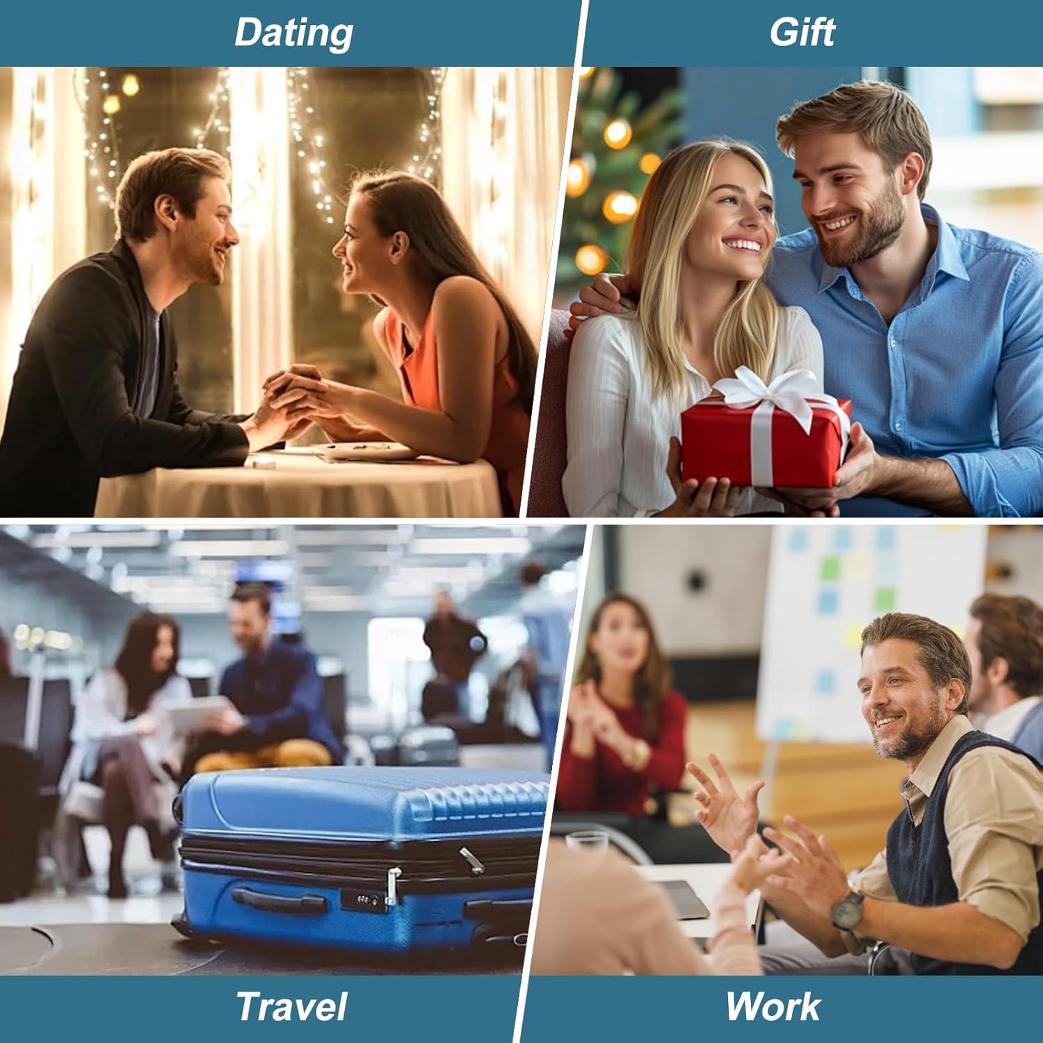 Set de 5 Botellas de Perfume Refillables ILZAR 10ml Vidrio