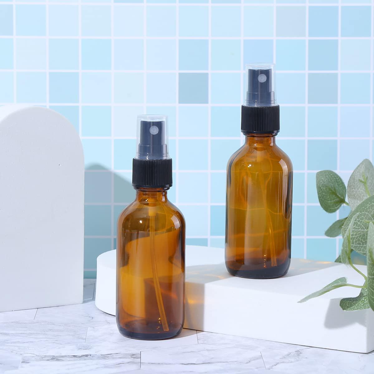 Botellas de Spray de Vidrio Ámbar 60ml LUFEVRM - 2 Paquete