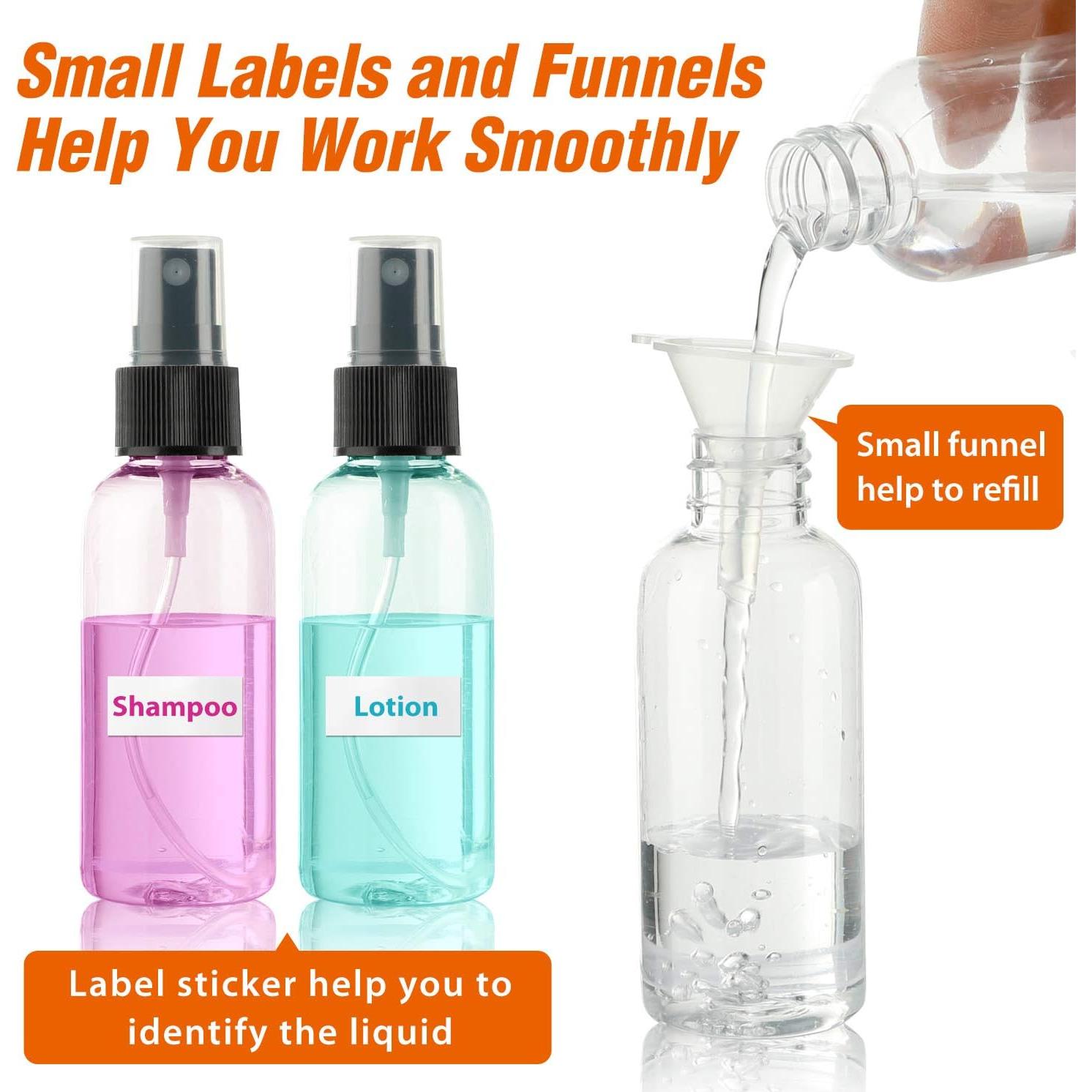 Paquete de 30 botellas de spray Dabacc 60 ml para viaje