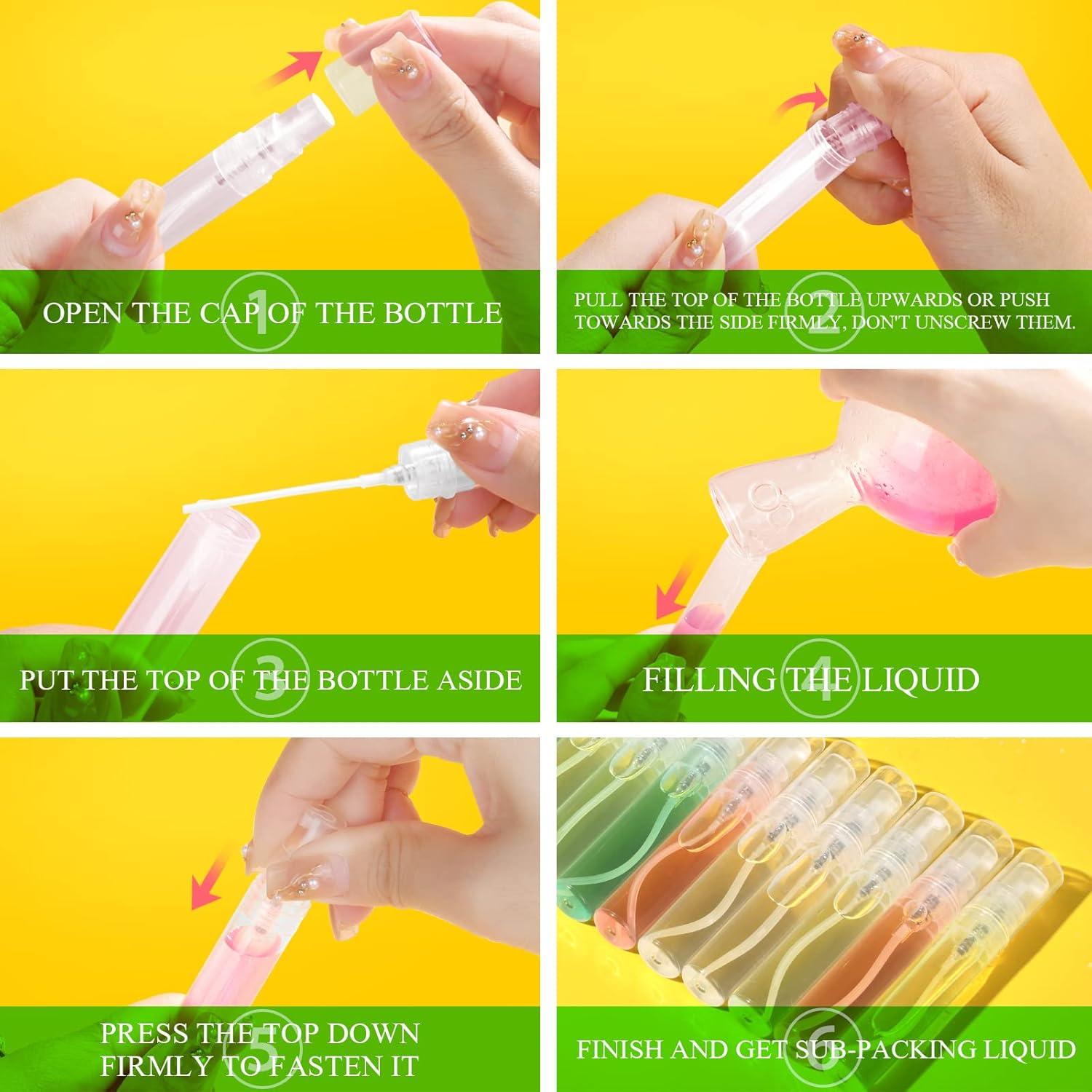 Botellas de Spray Mini 5ml Teenitor - 20 Piezas Reutilizables