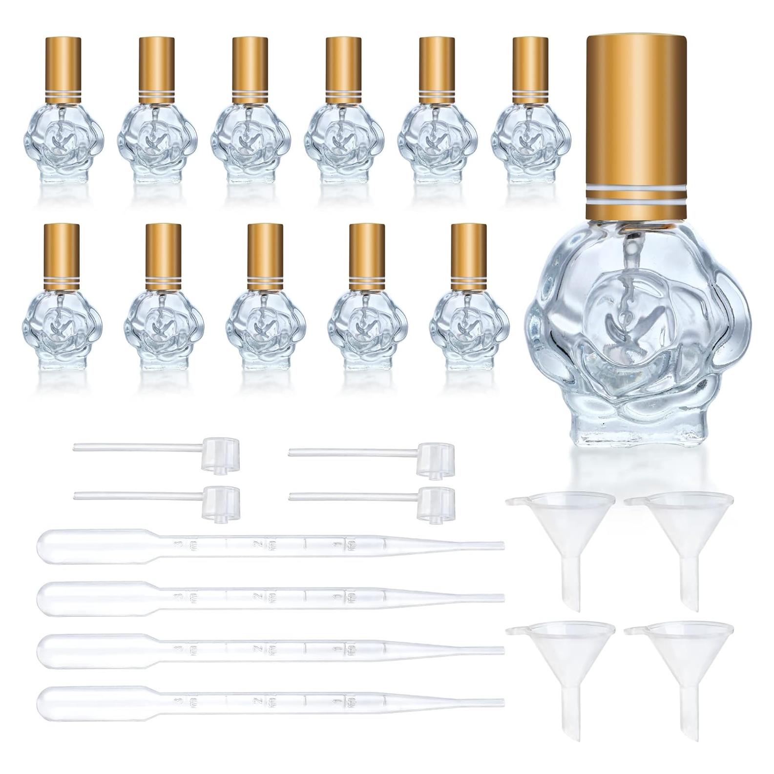 Botellas de Perfume Vacías YU FENG 12pcs 10ml Vidrio Recargables