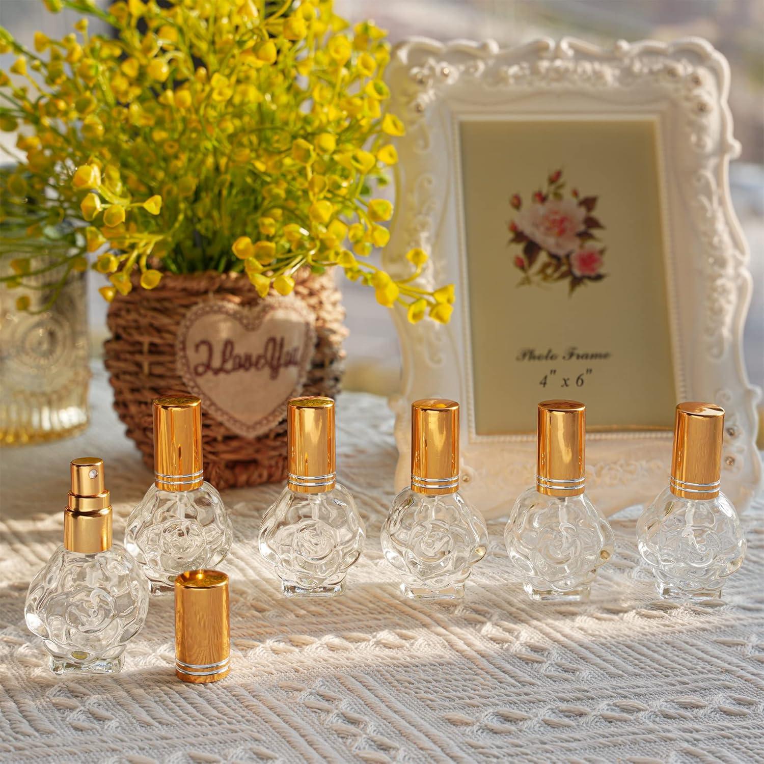 Botellas de Perfume Vacías YU FENG 12pcs 10ml Vidrio Recargables