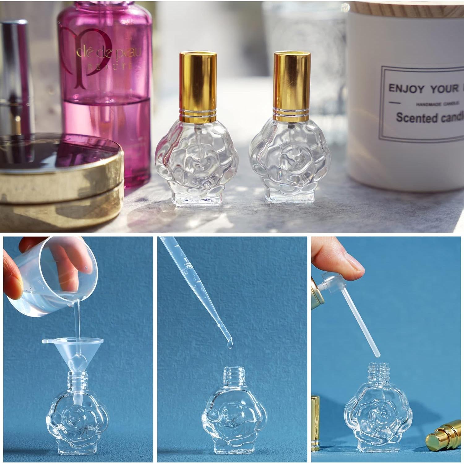 Botellas de Perfume Vacías YU FENG 12pcs 10ml Vidrio Recargables