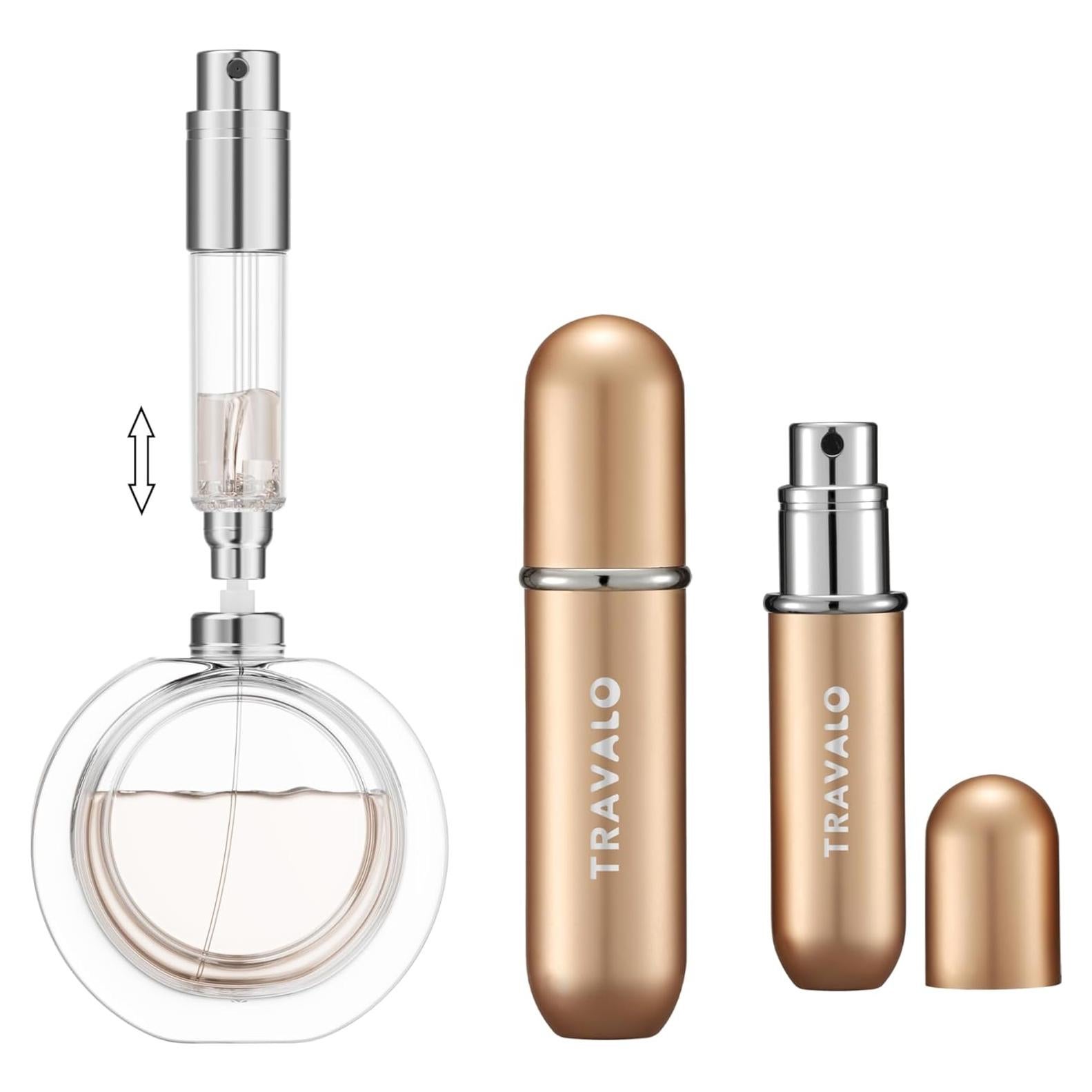 Atomizador de Perfume Recargable Travalo 5.7ml Dorado