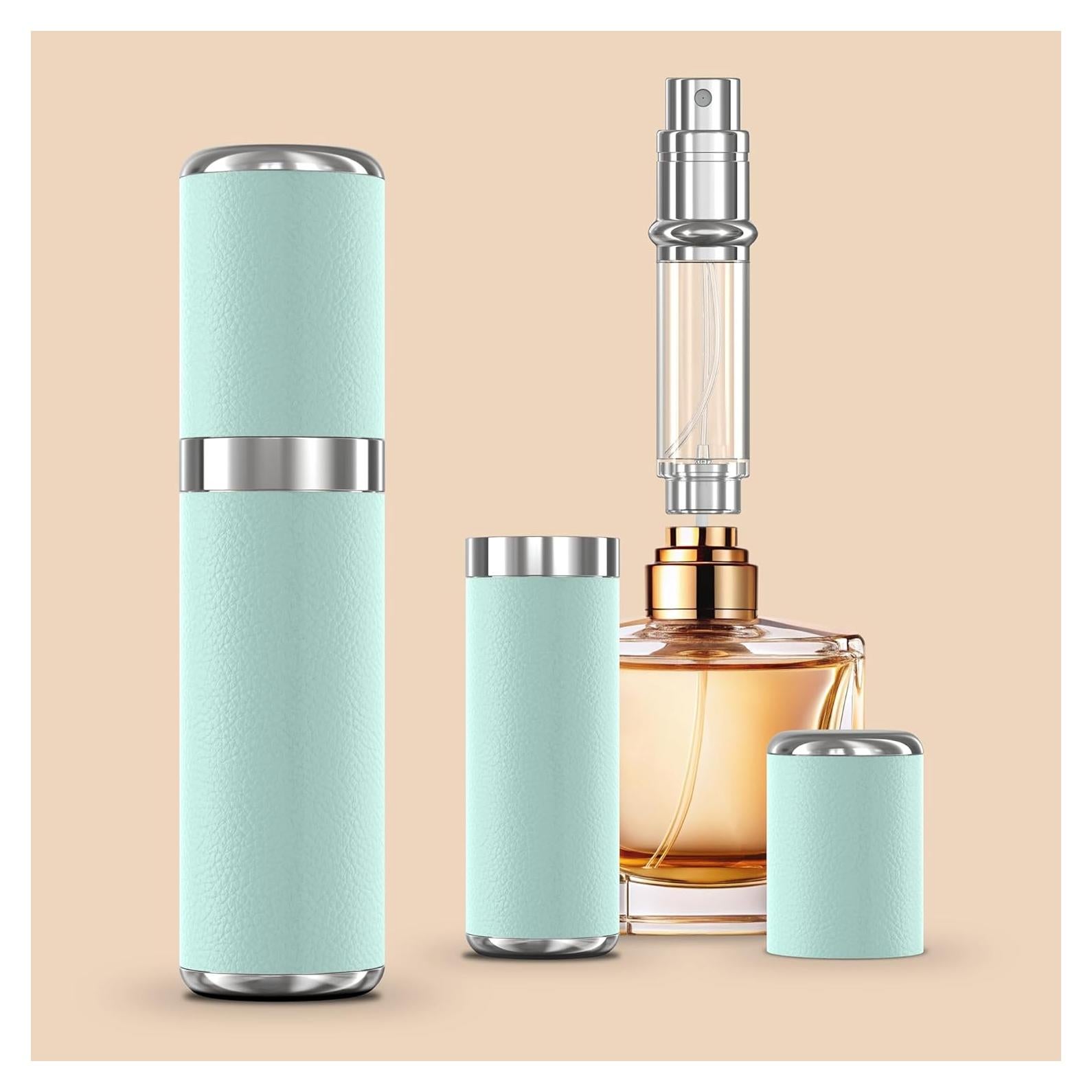 Atomizador de Perfume Refillable WXS-CHALL 5ml Cuero Verde