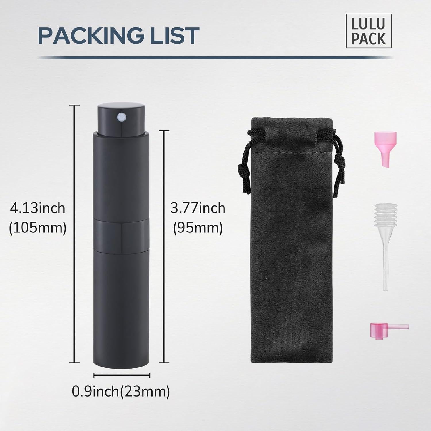 Set de 6 Botellas Rellenables de Perfume Lulupack 5ml