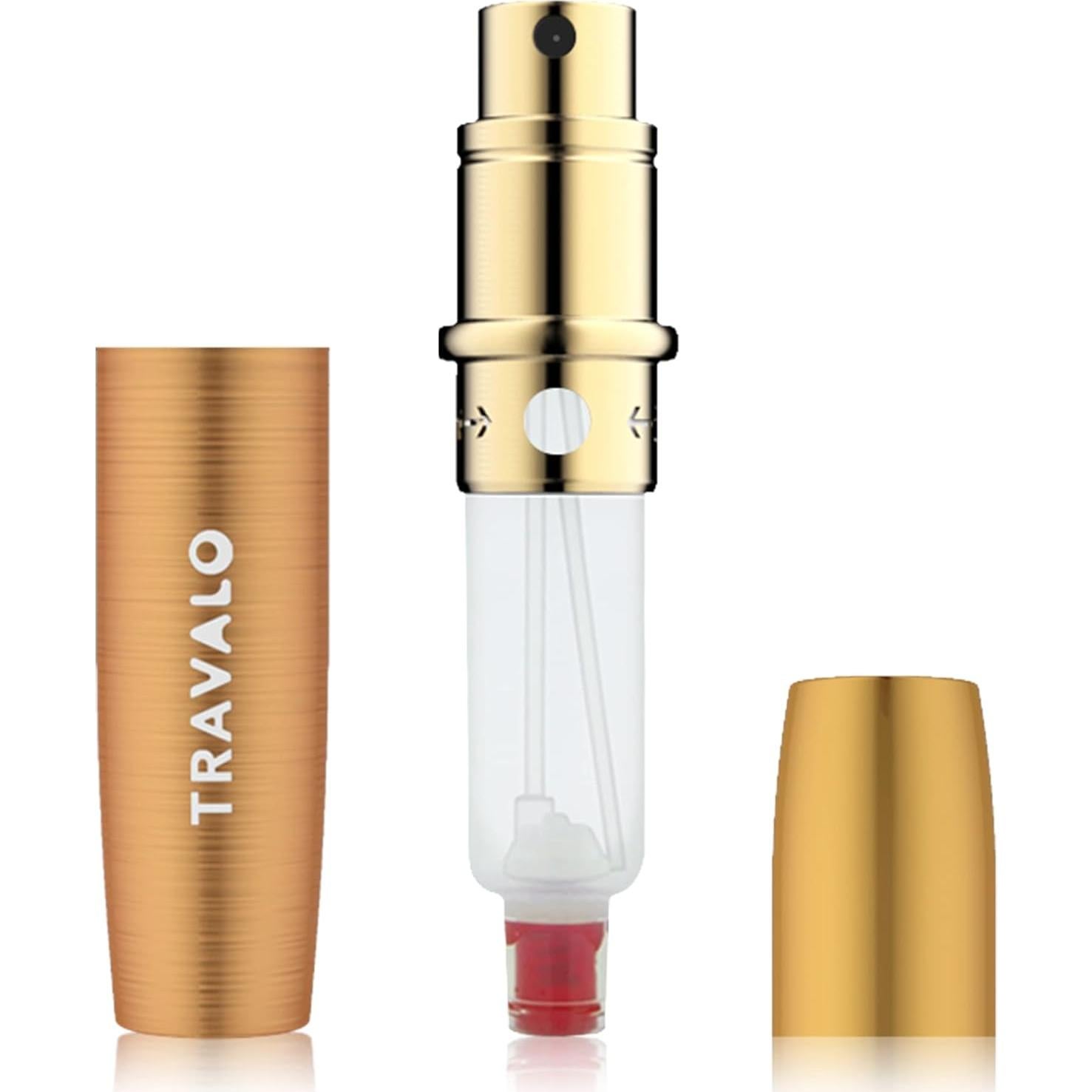 Atomizador de Perfume Travalo LUX Oro 5ml - A Prueba de Fugas