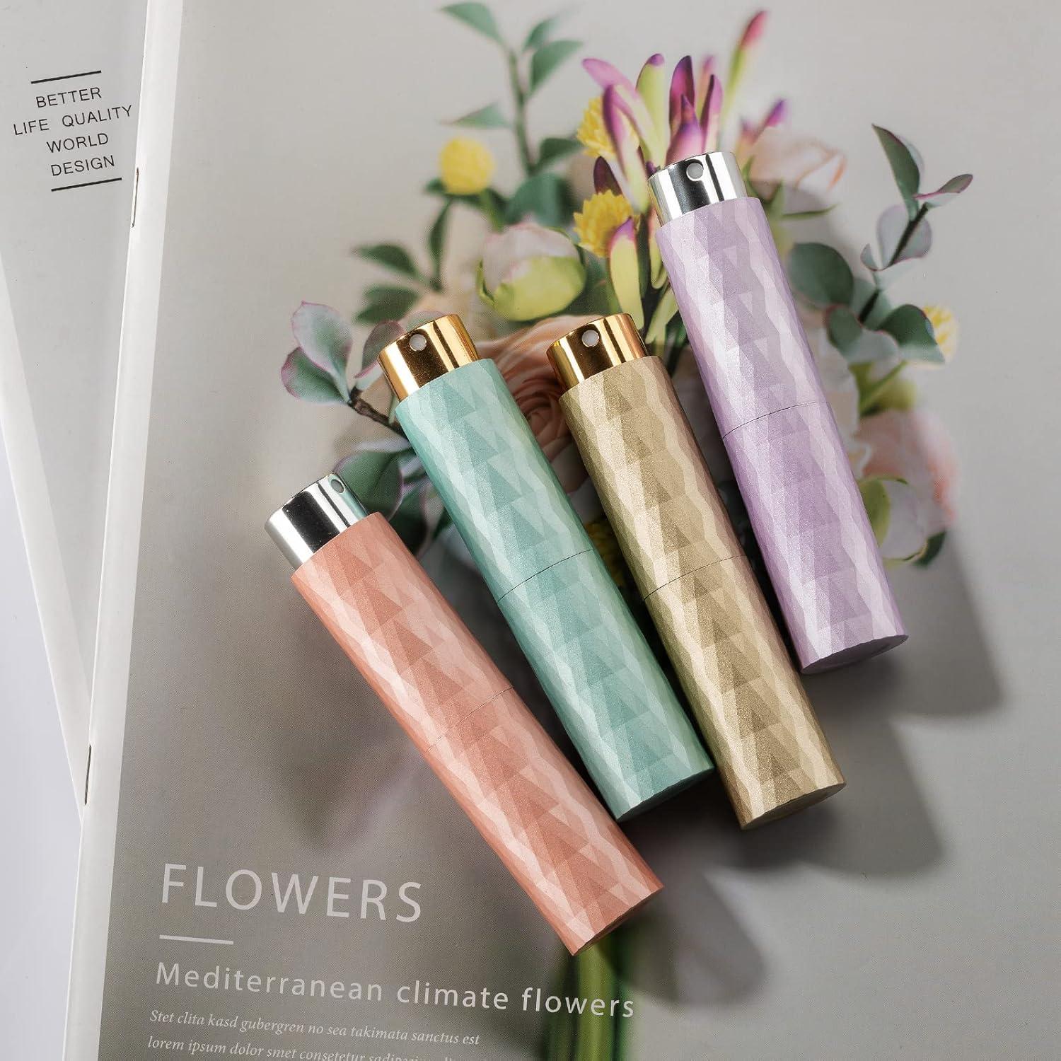 Atomizador de Perfume Tekson 8ML Recargable (3 PCS) Aluminio