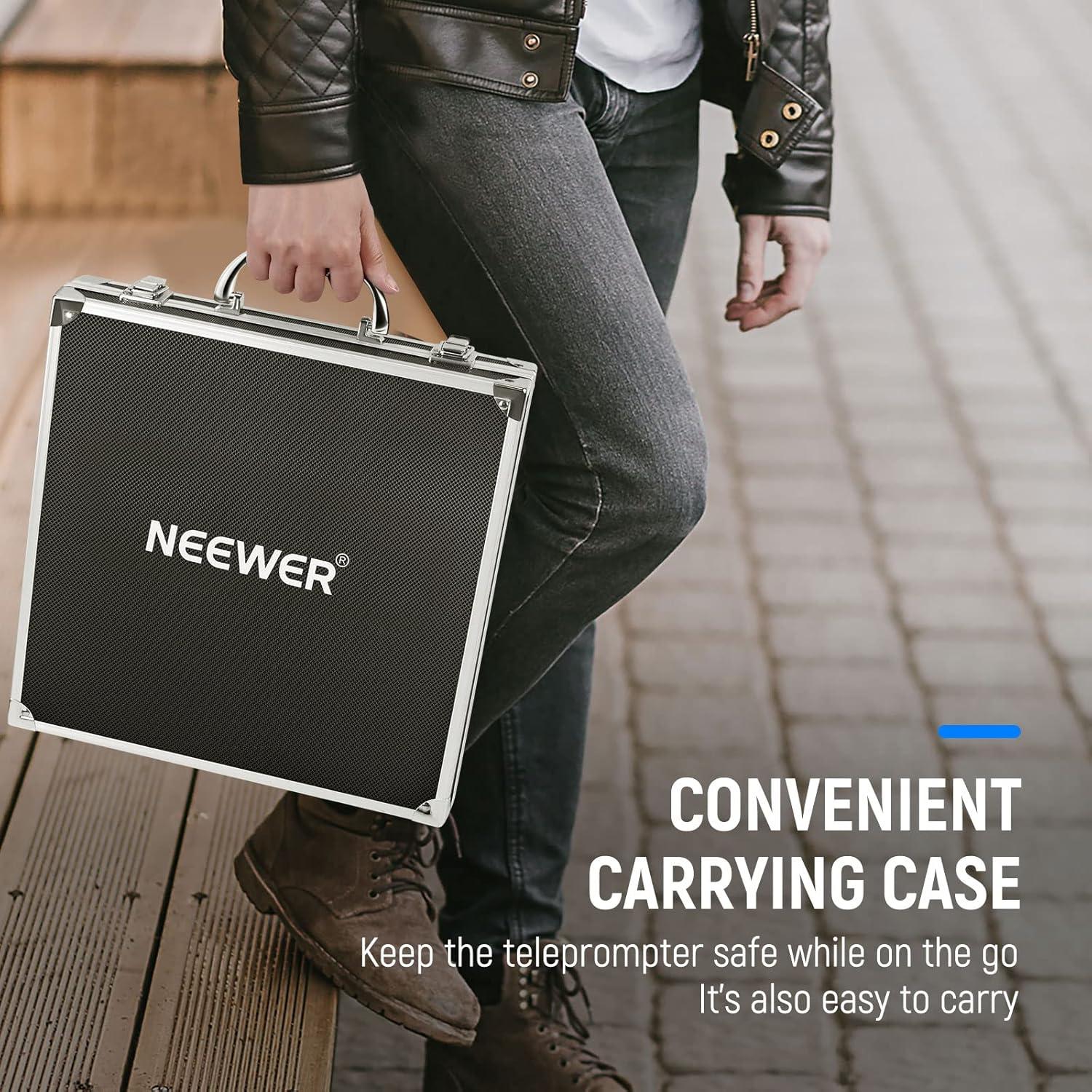 Teleprompter NEEWER X12 14" para iPad y Smartphone
