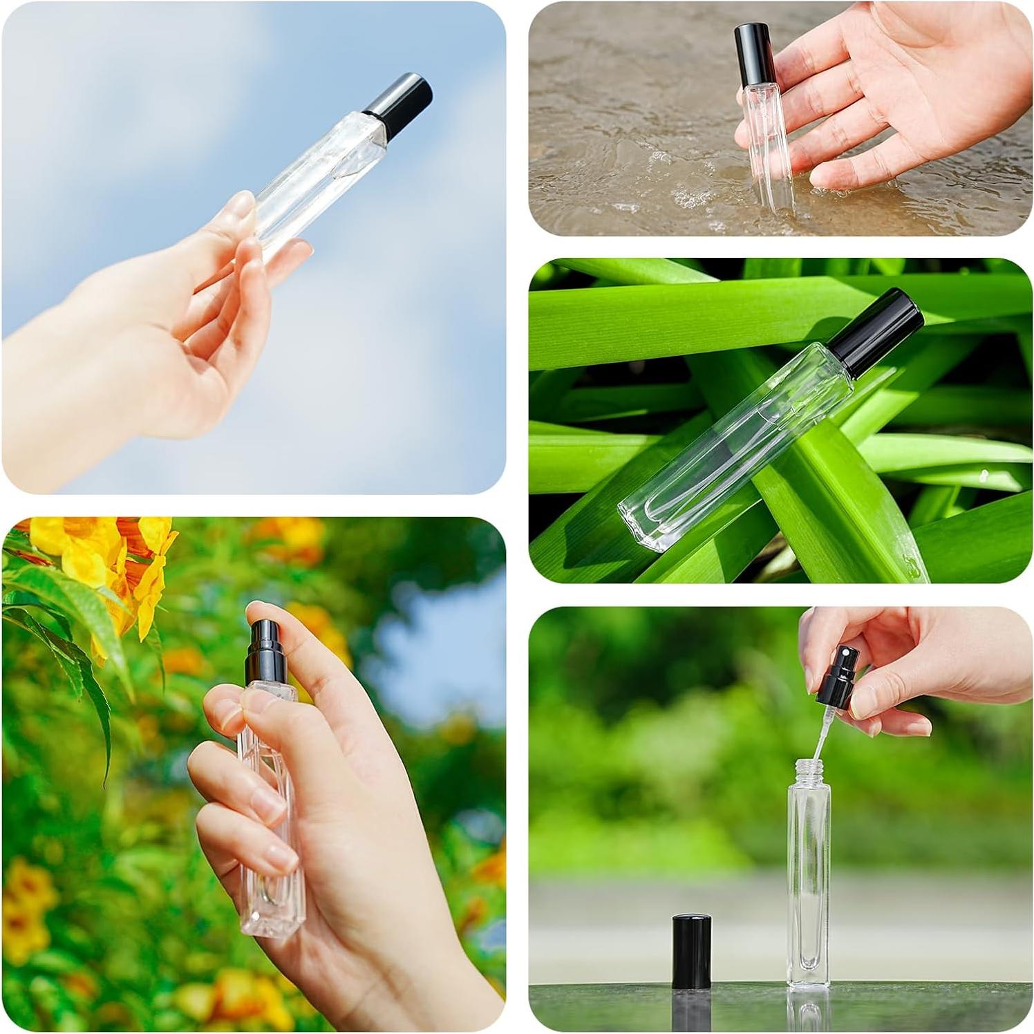 Kit de Botellas de Perfume Rellenables Glassfinity 10ml 16pcs