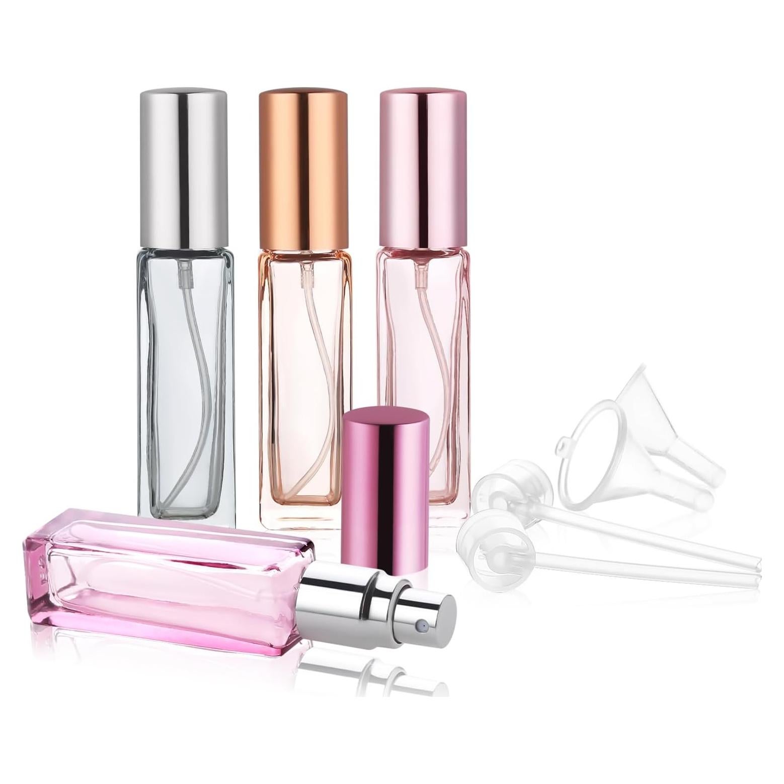 Botella de Perfume de Viaje YOCASII 10ml Rellenable 4PCS