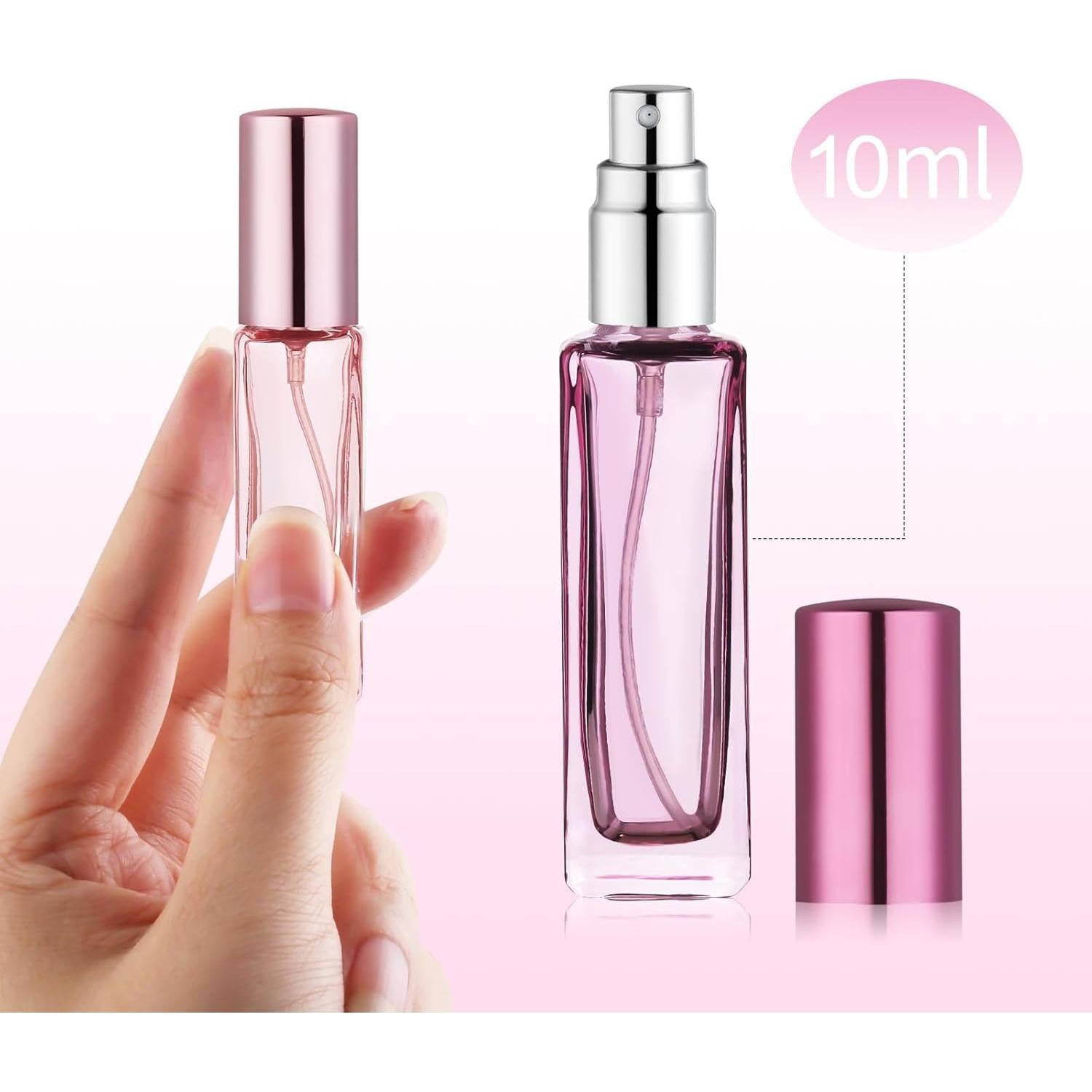 Botella de Perfume de Viaje YOCASII 10ml Rellenable 4PCS