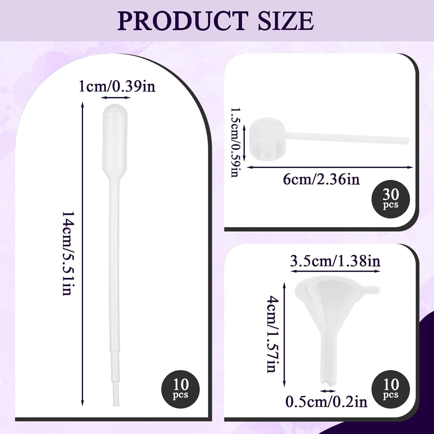 Kit de Recarga de Perfume ChaserRoad 50 Piezas - Embudos y Cuentagotas