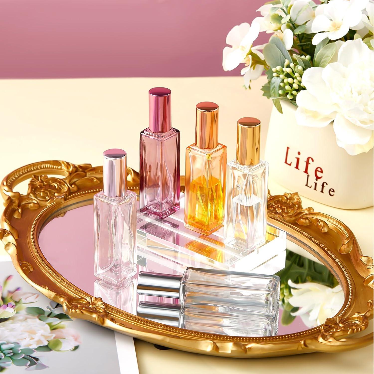 Set de 5 Botellas de Perfume Vacías 20ml Domensi a Prueba de Fugas