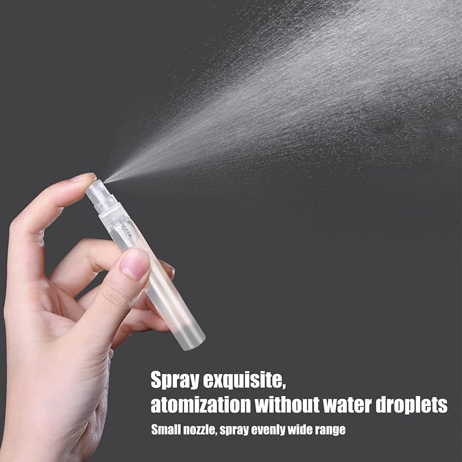 Botella de Spray Rellenable 10ml LIEUDAGE Slim Frosted