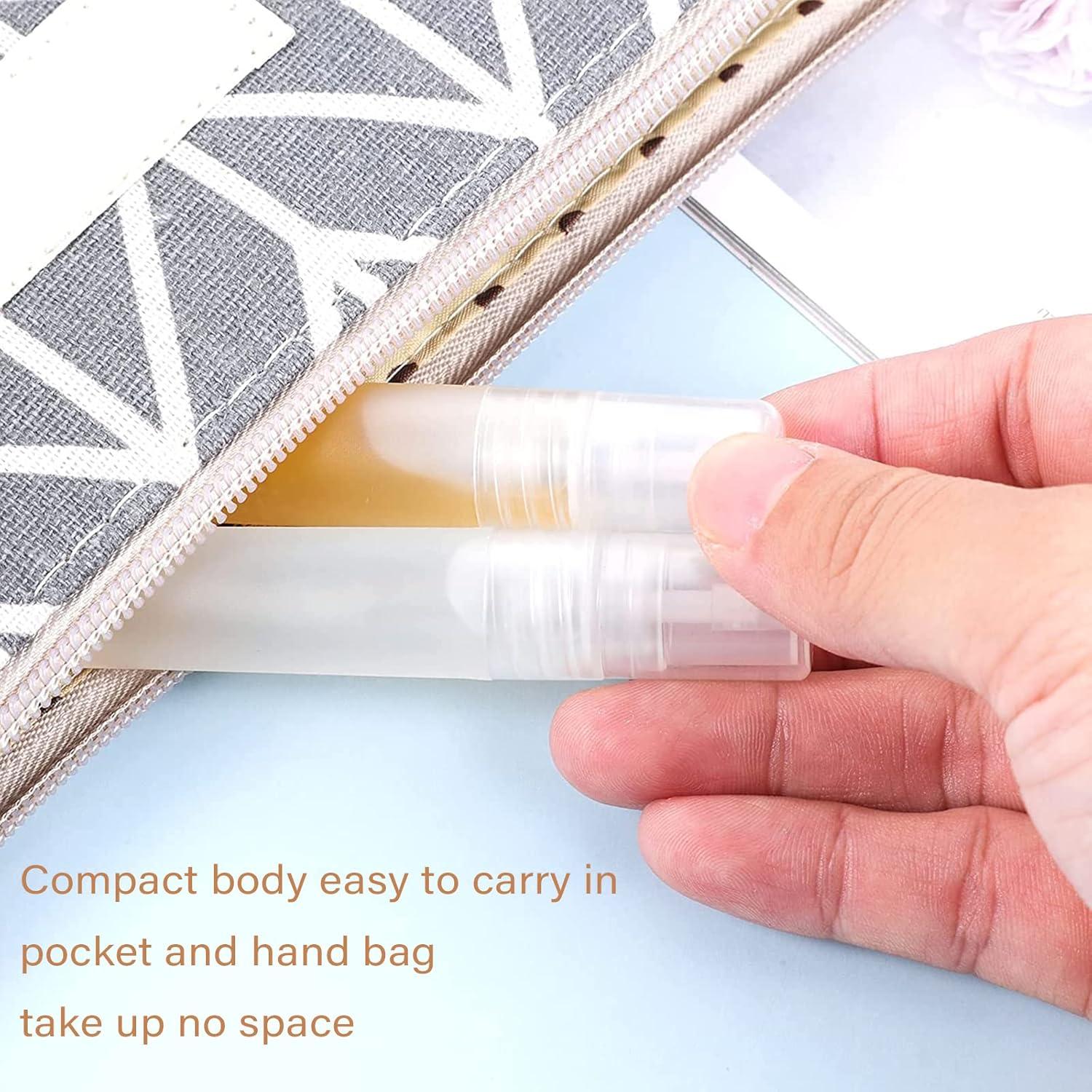 Botella de Spray Rellenable 10ml LIEUDAGE Slim Frosted