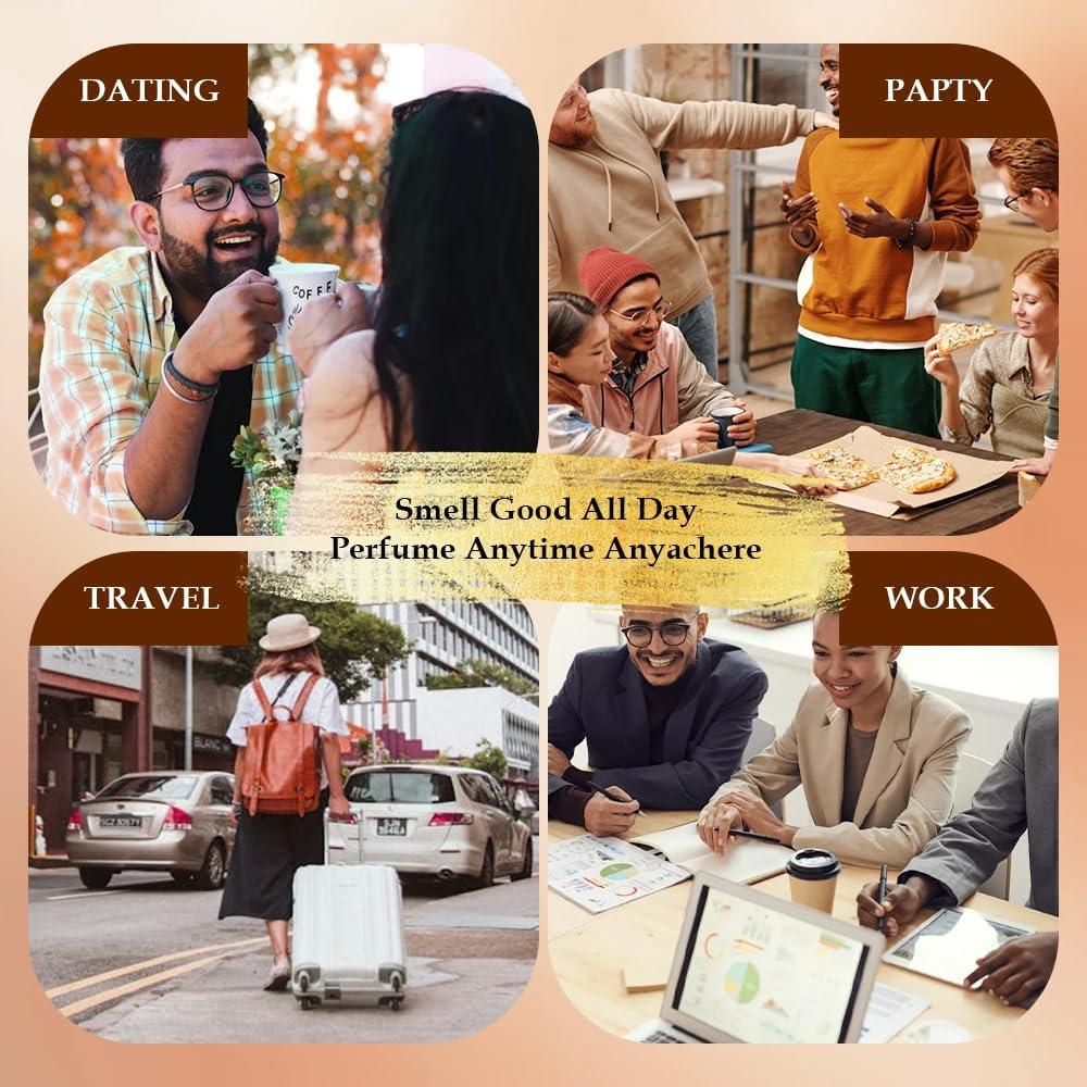 Atomizador de Perfume DIOHIO 5ml Recargable a Prueba de Fugas