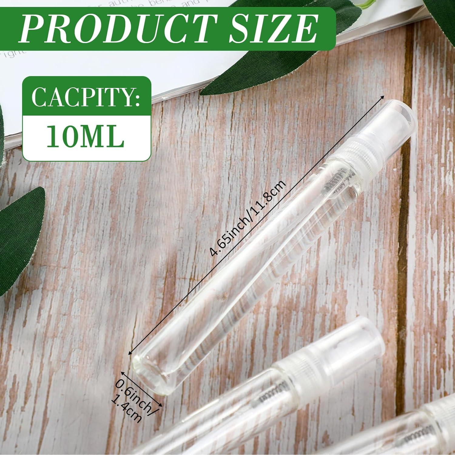 Tanlade 300 Mini Botellas Spray Vidrio 10ml Recargables