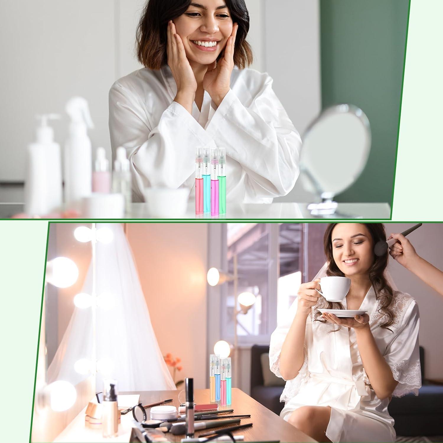 Tanlade 300 Mini Botellas Spray Vidrio 10ml Recargables