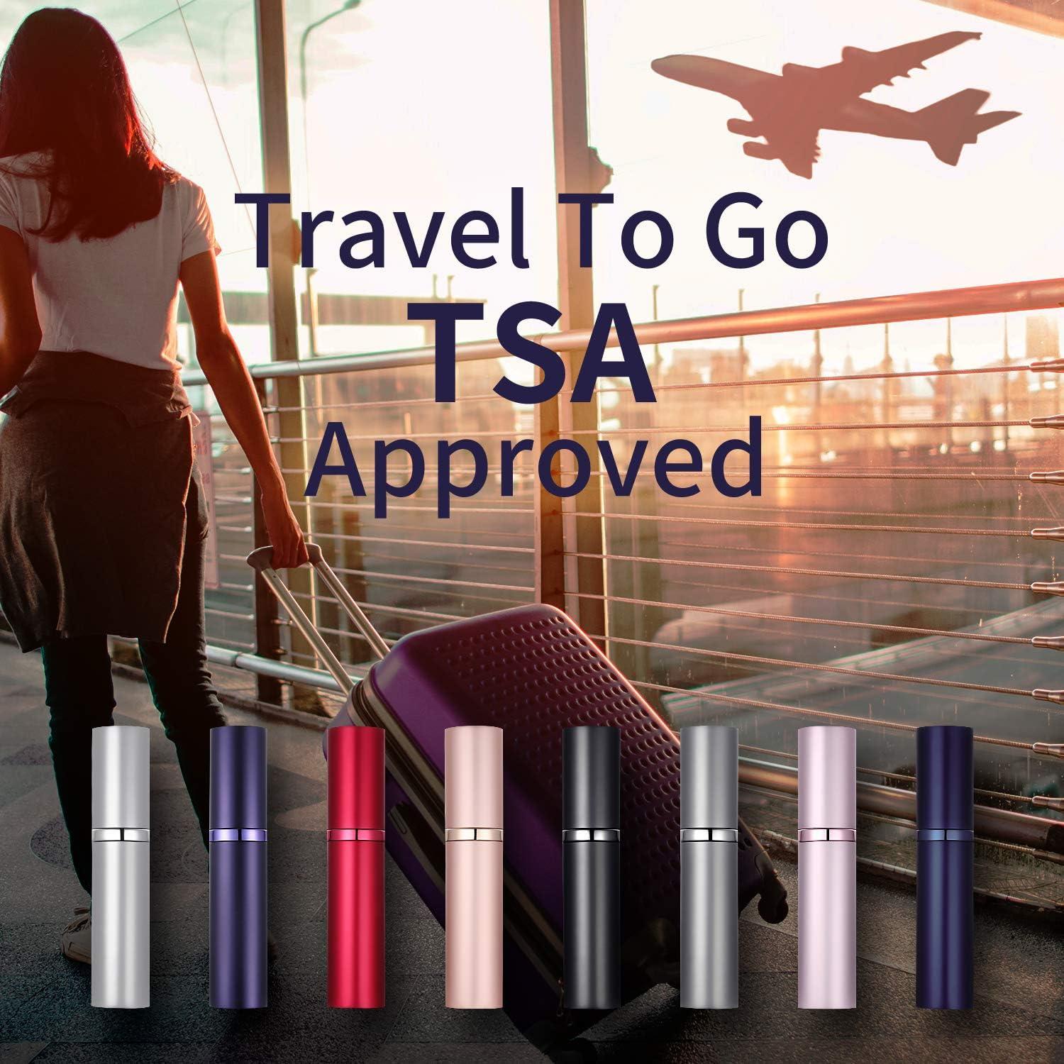 Atomizador de Perfume Mini Aufew 5ml Recargable Negro