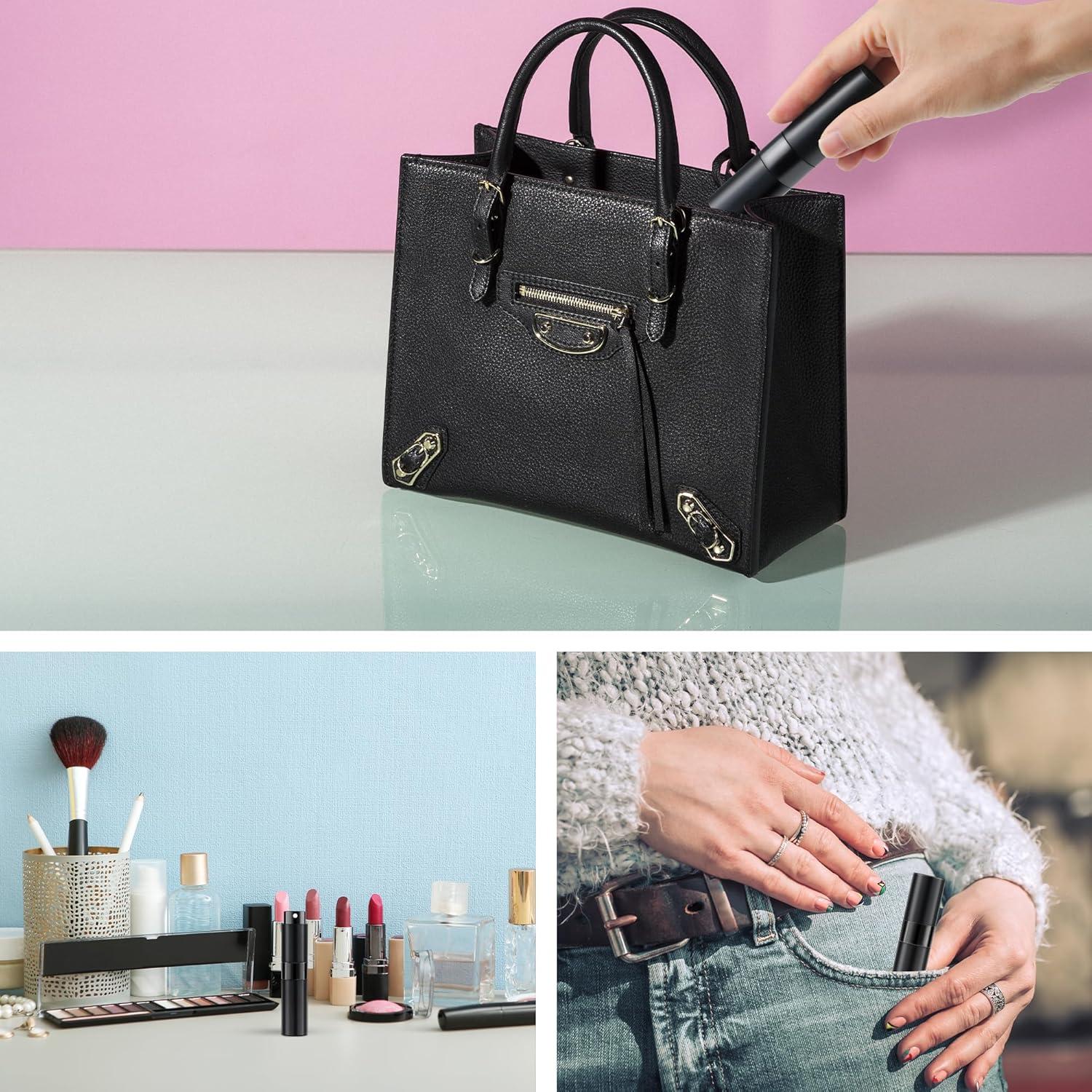 Botella Atomizadora de Perfume Recargable MDDRUIQI 8ml - 2 Piezas