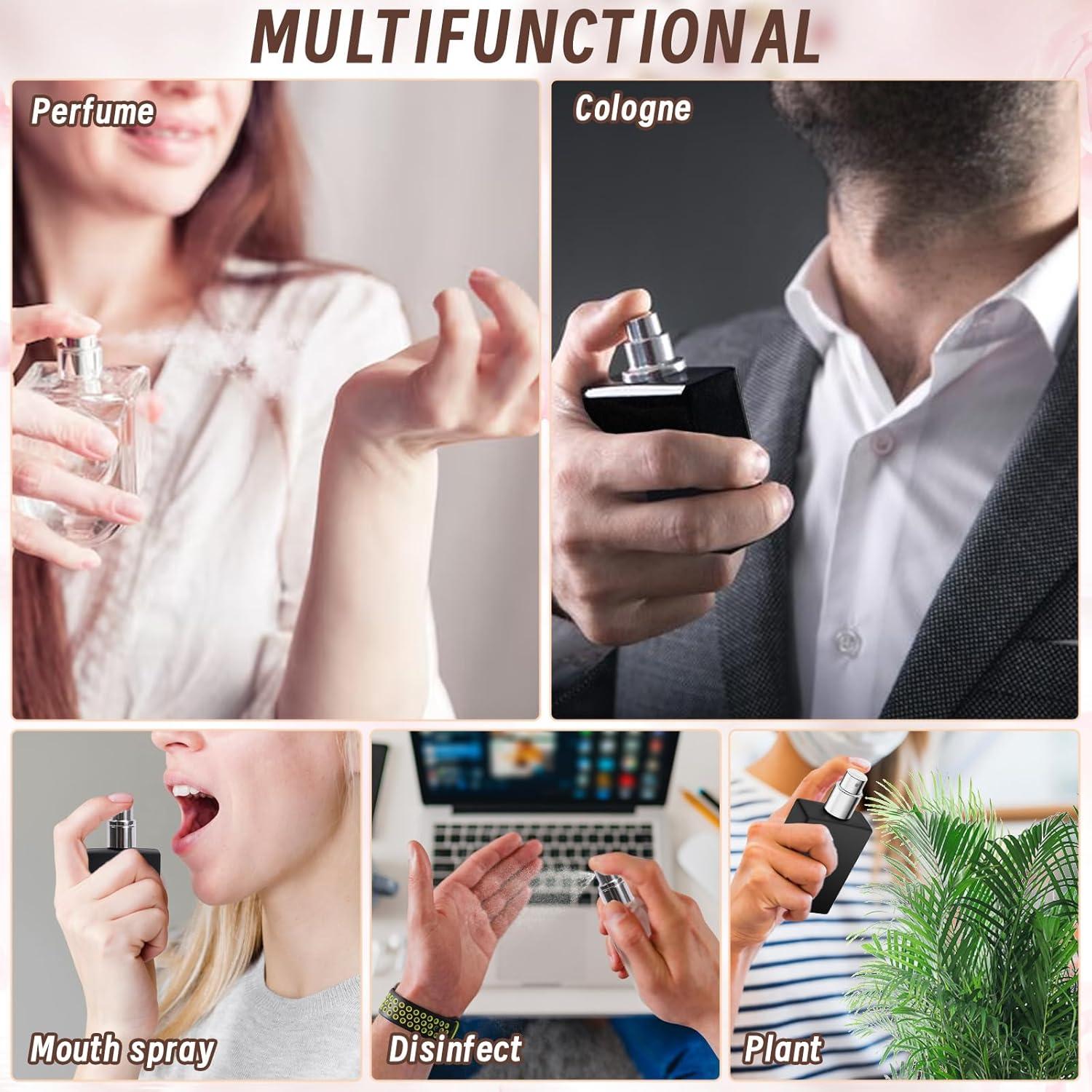 Atomizador de Perfume Luxsego 30ML Vidrio Reutilizable con Embudos