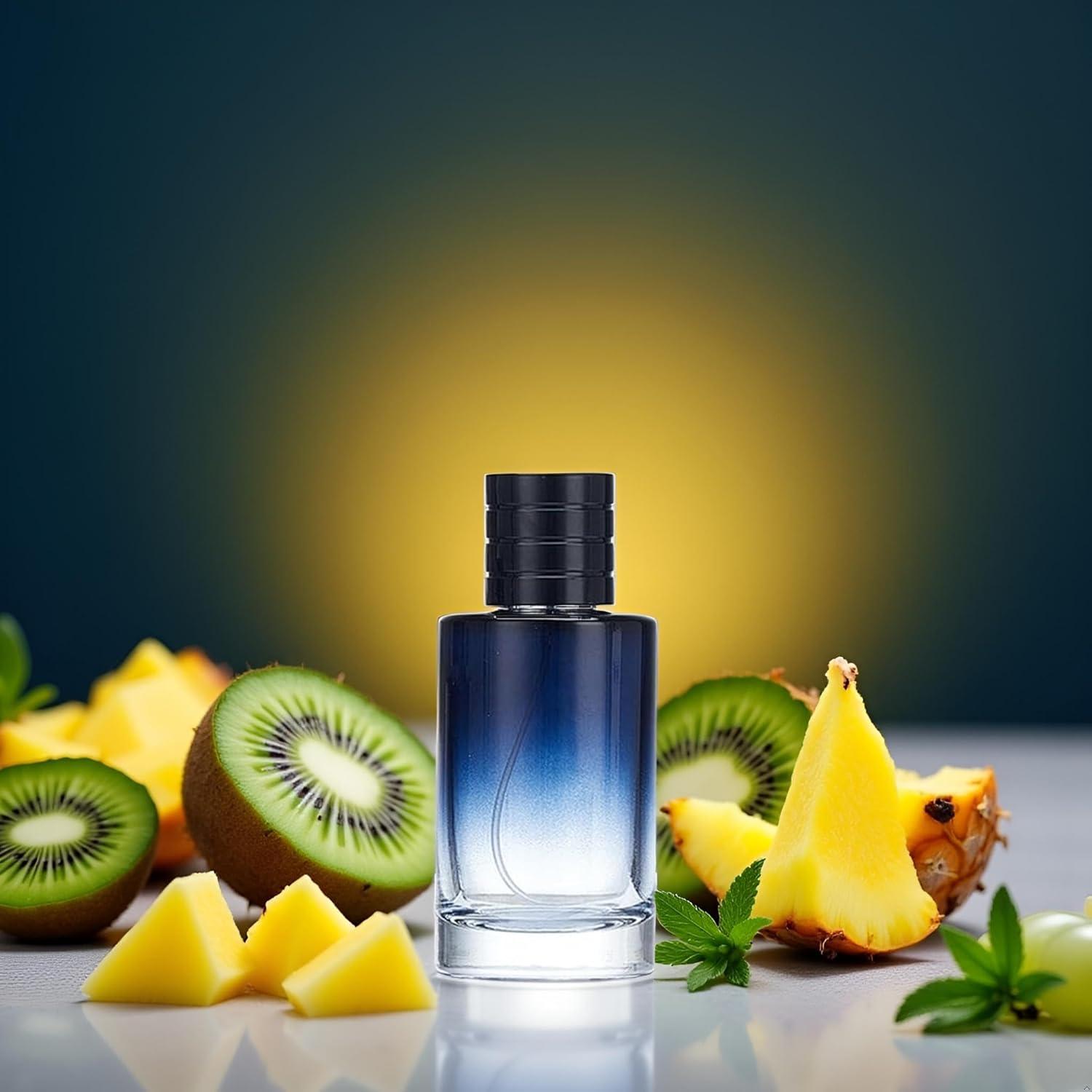 Atomizador de Perfume Wentoenapp 50ml Vidrio Negro Recargable