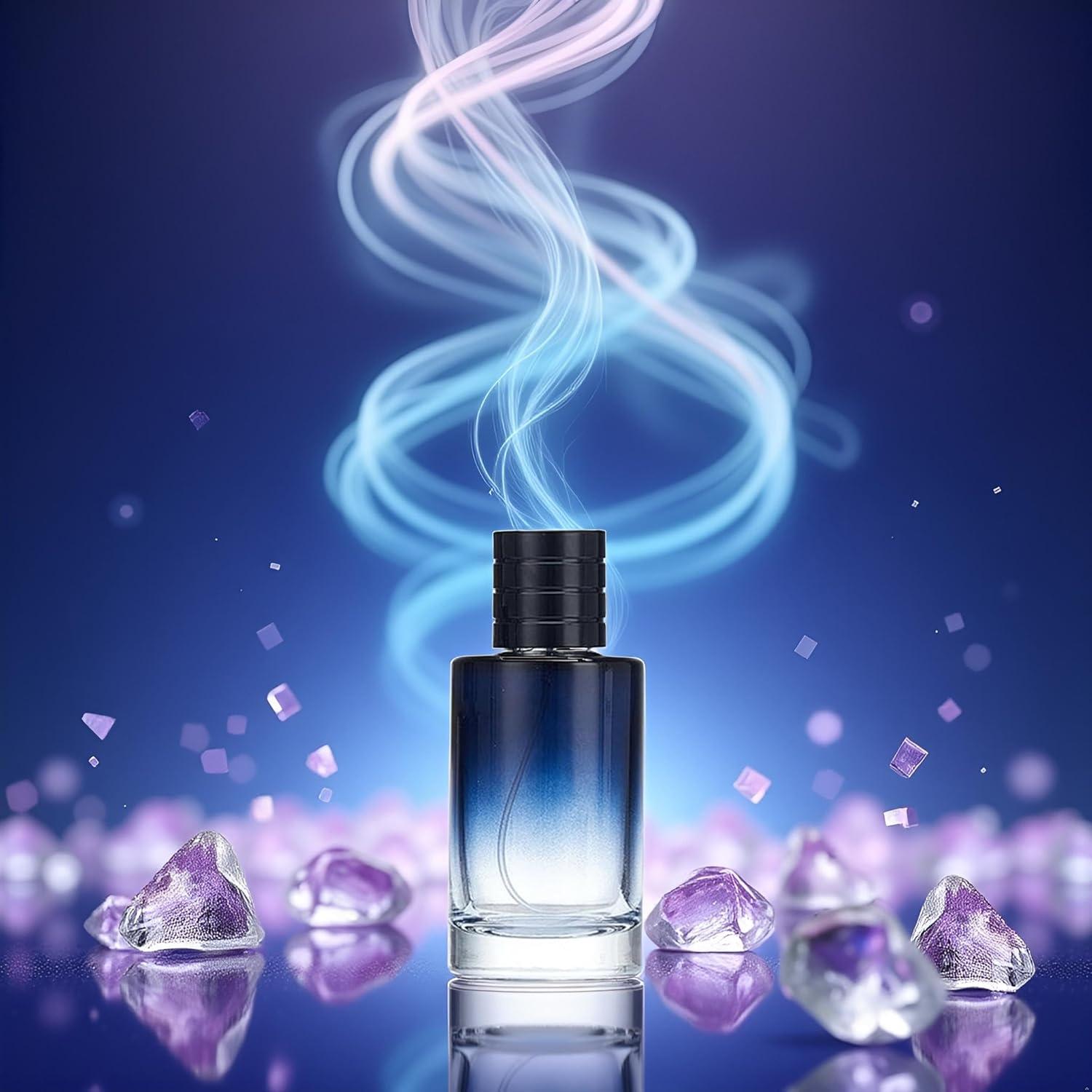 Atomizador de Perfume Wentoenapp 50ml Vidrio Negro Recargable