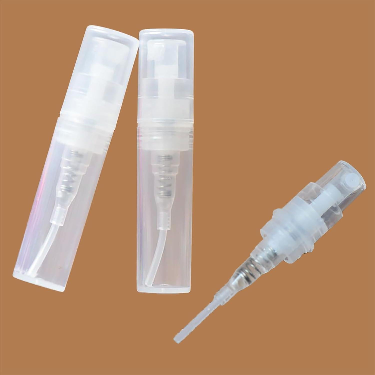 30 Mini Botellas Spray Plásticas 2ml CNHDCT Transparentes