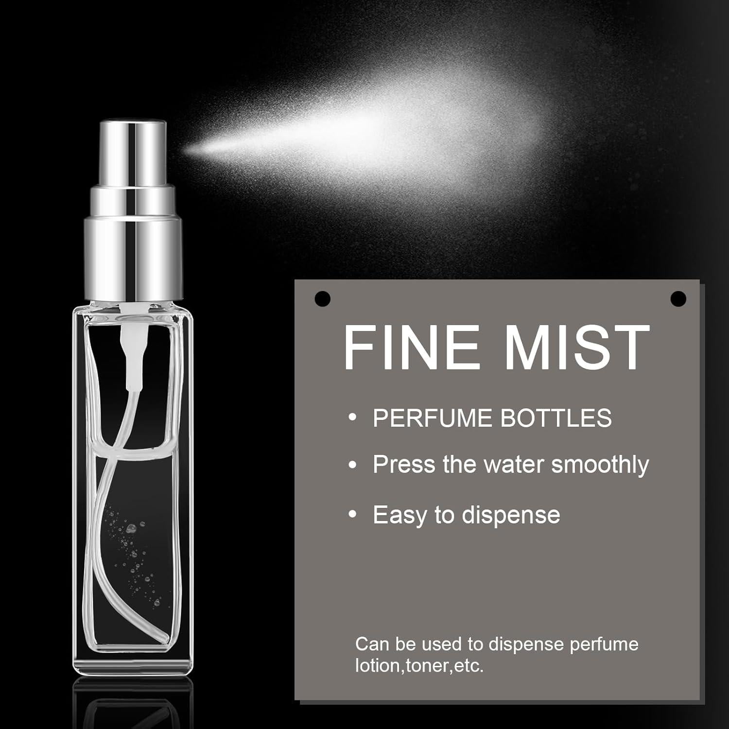 30 Botellas de Perfume de Vidrio Reutilizables 20 ml Domensi