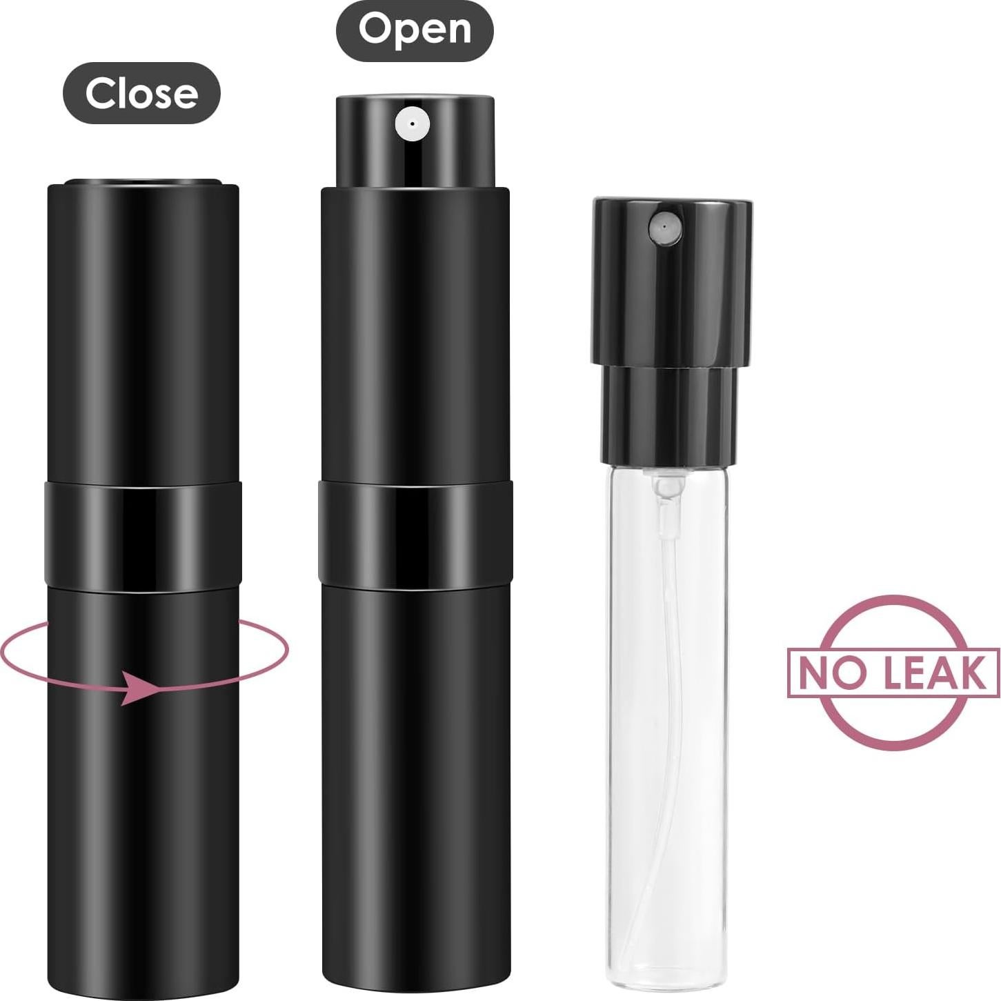 Botellas Rellenables de Perfume Saiveina 8ml - 4 Piezas