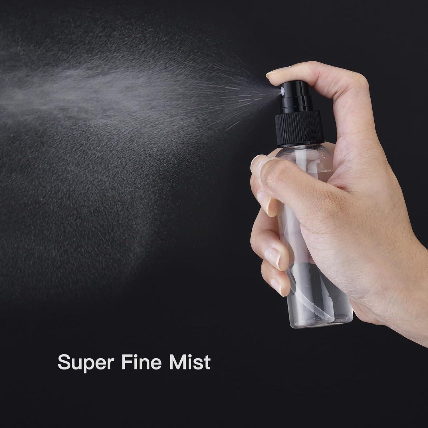 10 Botellas Spray 60ml Lisapack Transparentes Viaje