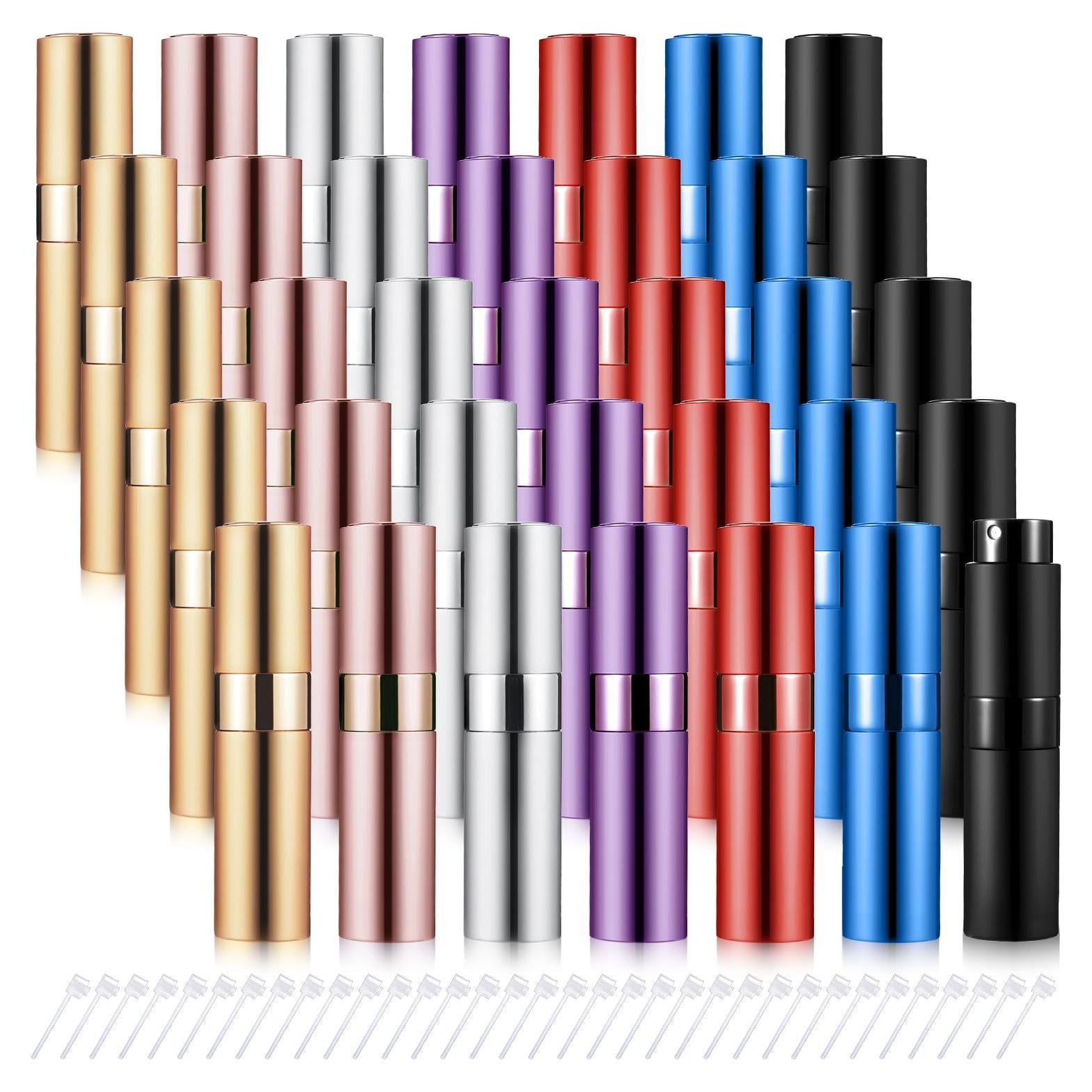 Set de 35 Botellas de Perfume Recargables 8ml Tessco