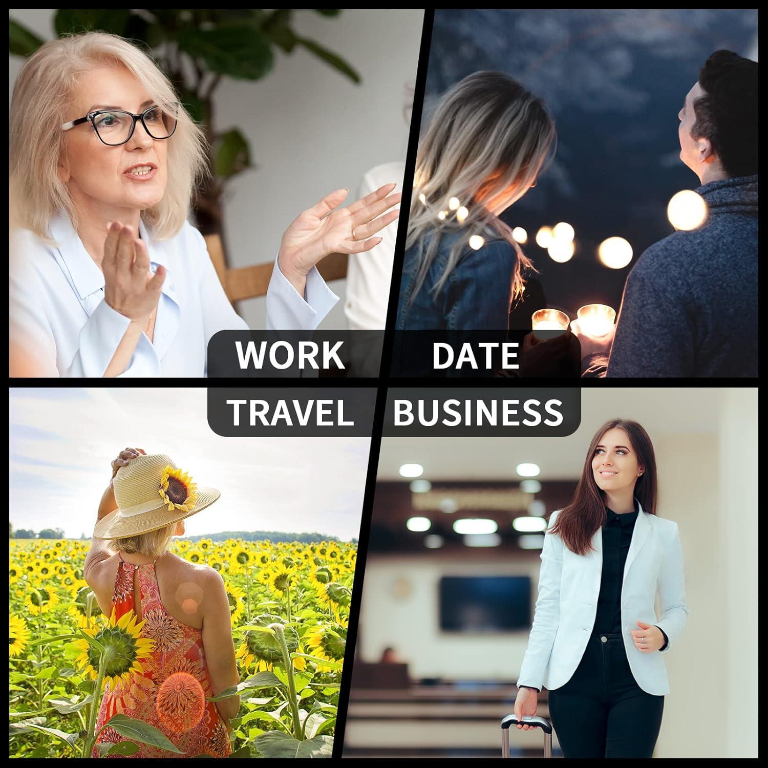 Botella Atomizadora de Perfume WHOHAO 5ml Rosa Portátil