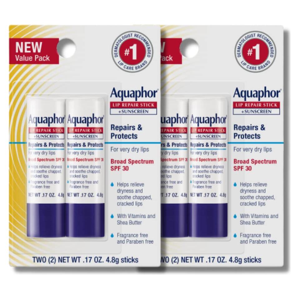 Bálsamo Labial Aquaphor SPF 30 - 4 Stick de 4.8 g