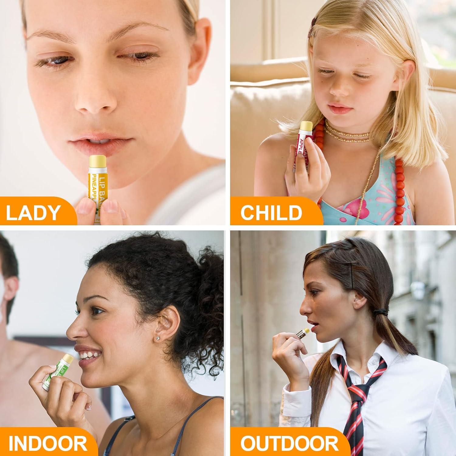 Bálsamo Labial Natural Yopela 14 Sabores con Vitamina E